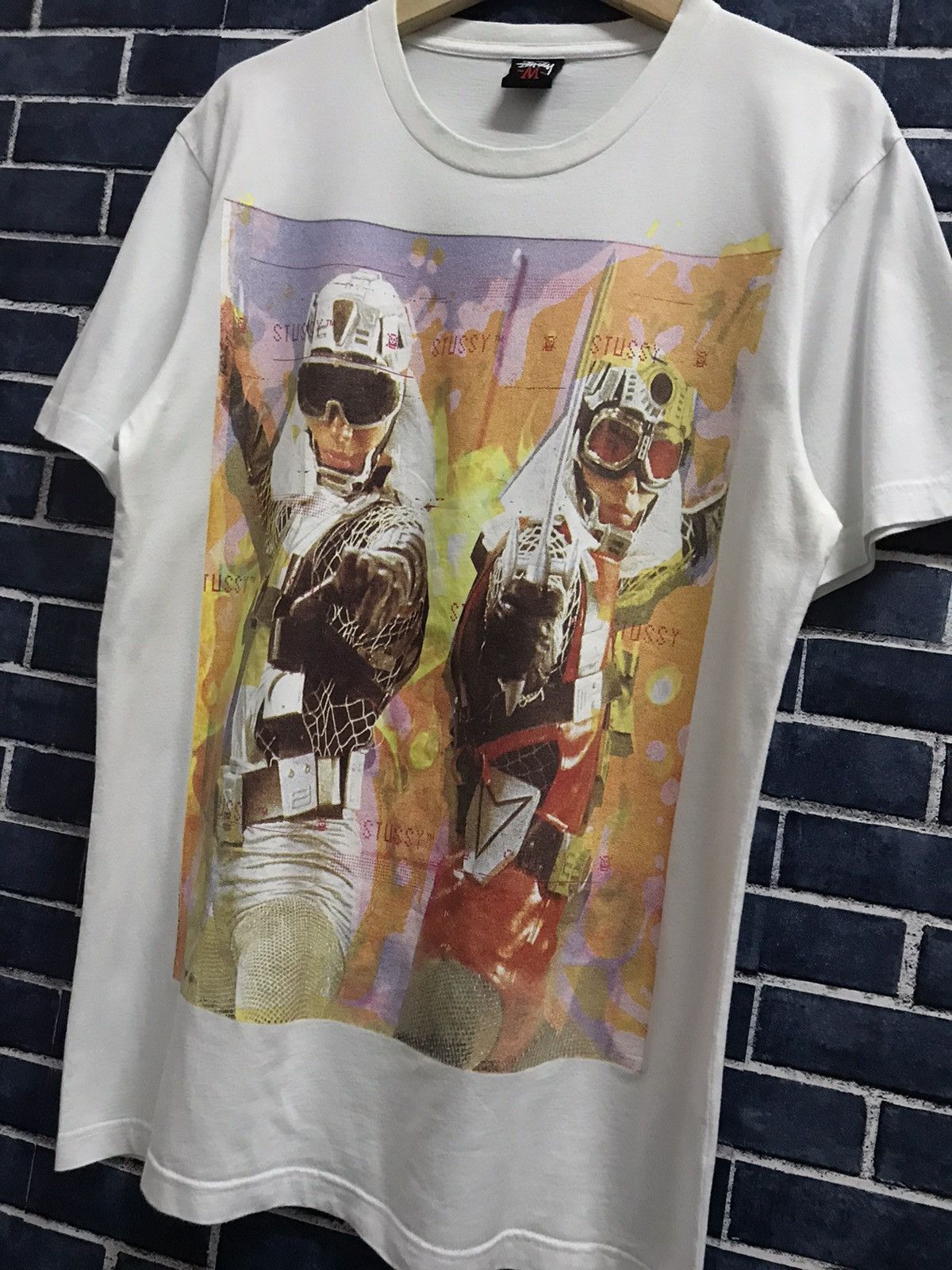 Stussy × Vintage Vintage Stussy X Galatic Wars Movie Photo Tshirt Size US M / EU 48-50 / 2 - 2 Thumbnail