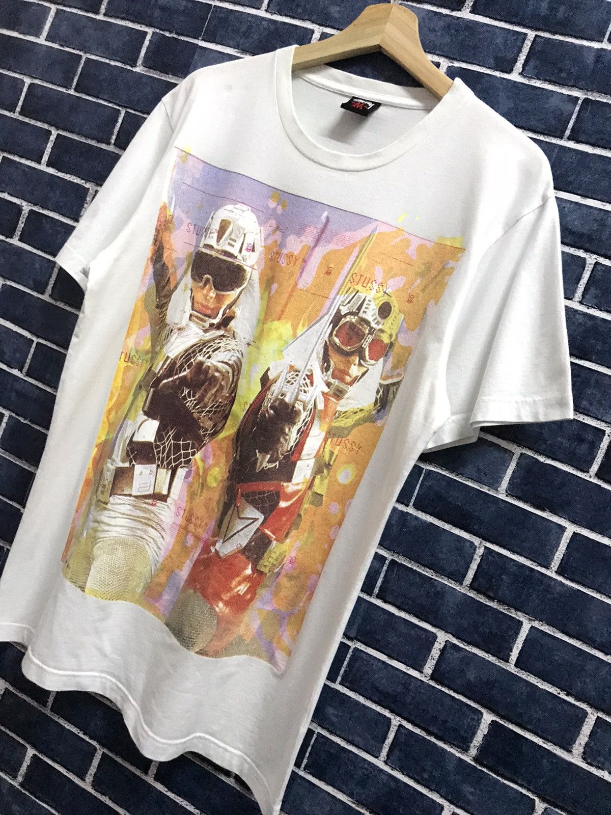 Stussy × Vintage Vintage Stussy X Galatic Wars Movie Photo Tshirt Size US M / EU 48-50 / 2 - 5 Thumbnail