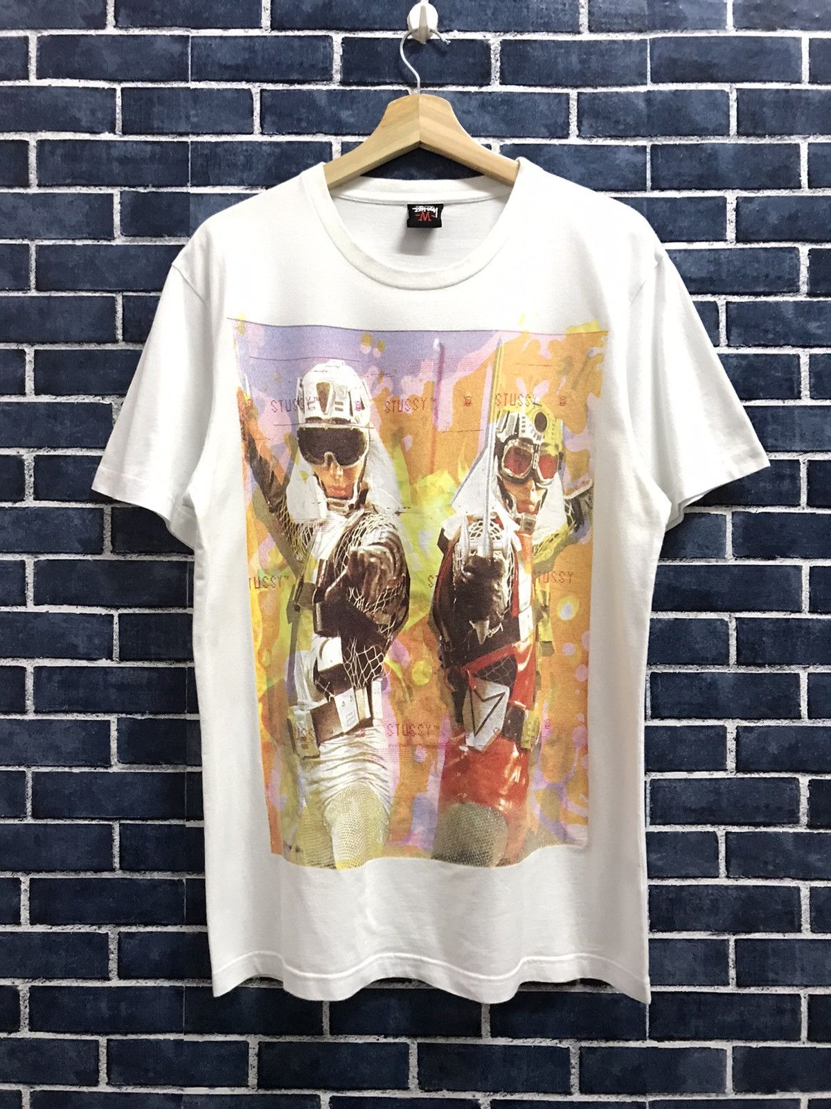 Stussy × Vintage Vintage Stussy X Galatic Wars Movie Photo Tshirt Size US M / EU 48-50 / 2 - 1 Thumbnail