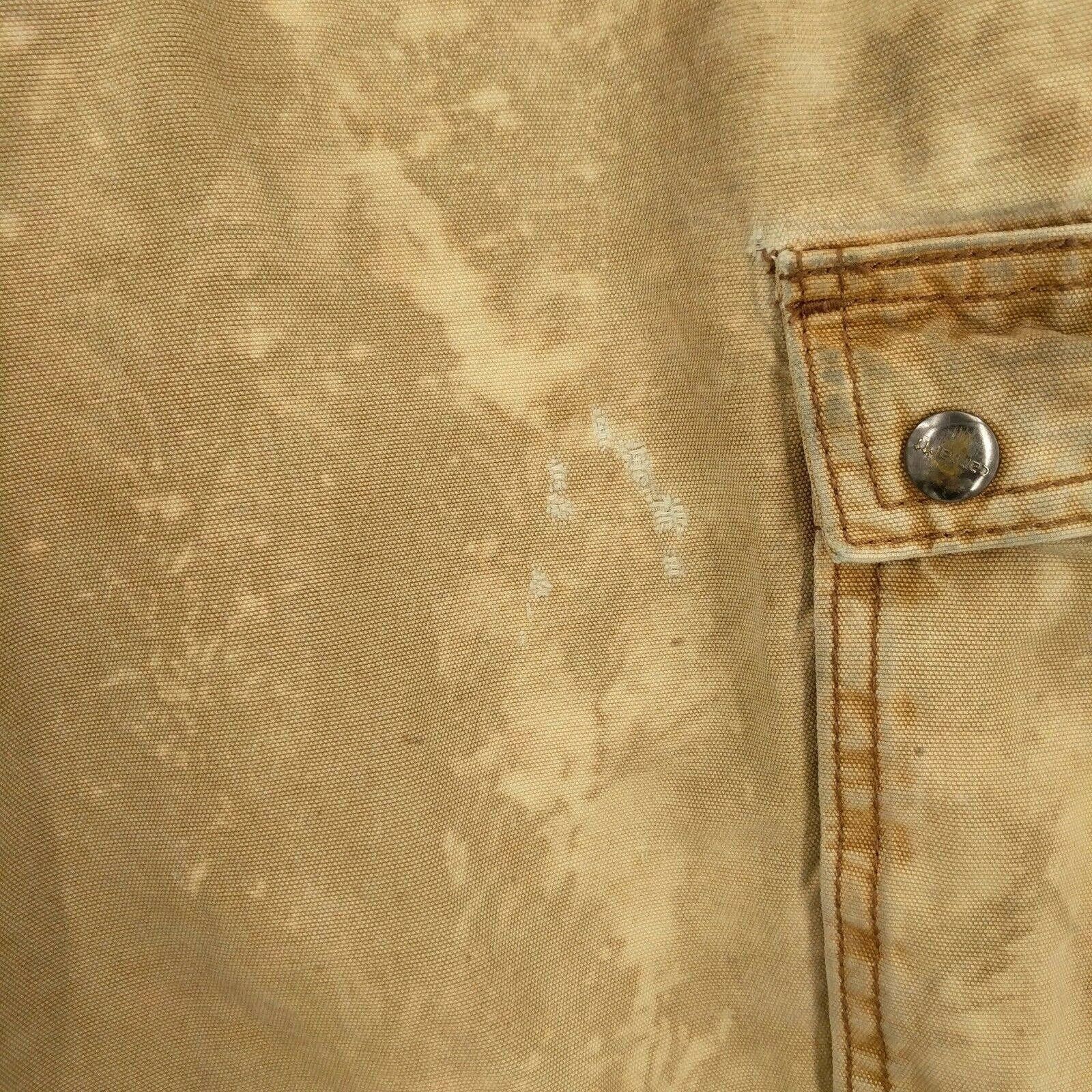 Carhartt Carhartt Custom Bleach Tie Dye Distressed Cargo Pants 34x32 Size US 34 / EU 50 - 4 Thumbnail