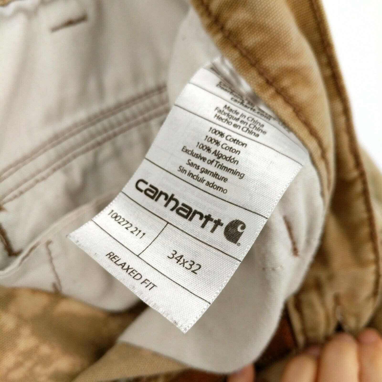 Carhartt Carhartt Custom Bleach Tie Dye Distressed Cargo Pants 34x32 Size US 34 / EU 50 - 9 Thumbnail
