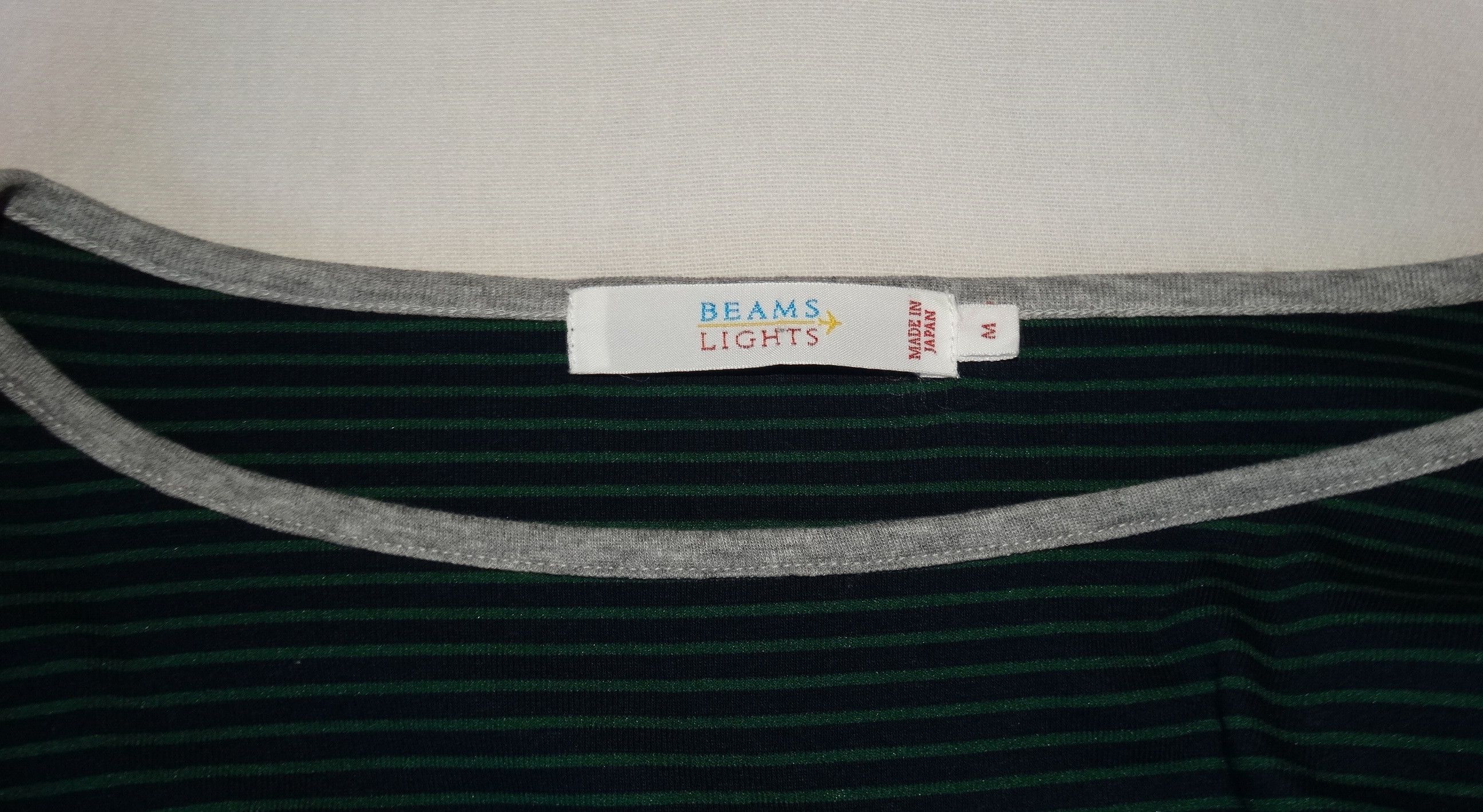 Beams Plus × Japanese Brand U30 Beams striped stripes tee sleeve 3/4 made japan M Size US M / EU 48-50 / 2 - 4 Thumbnail