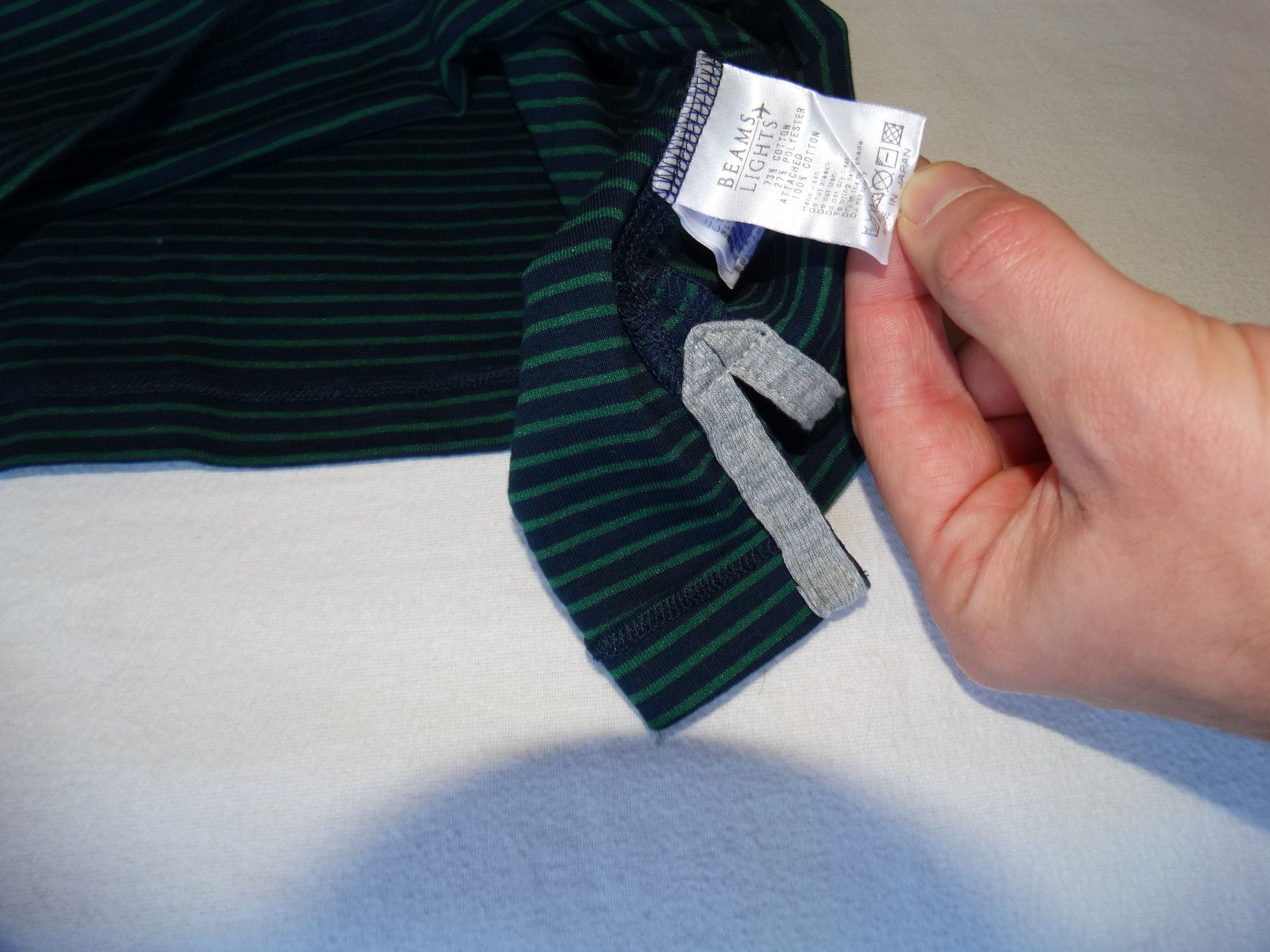 Beams Plus × Japanese Brand U30 Beams striped stripes tee sleeve 3/4 made japan M Size US M / EU 48-50 / 2 - 5 Thumbnail