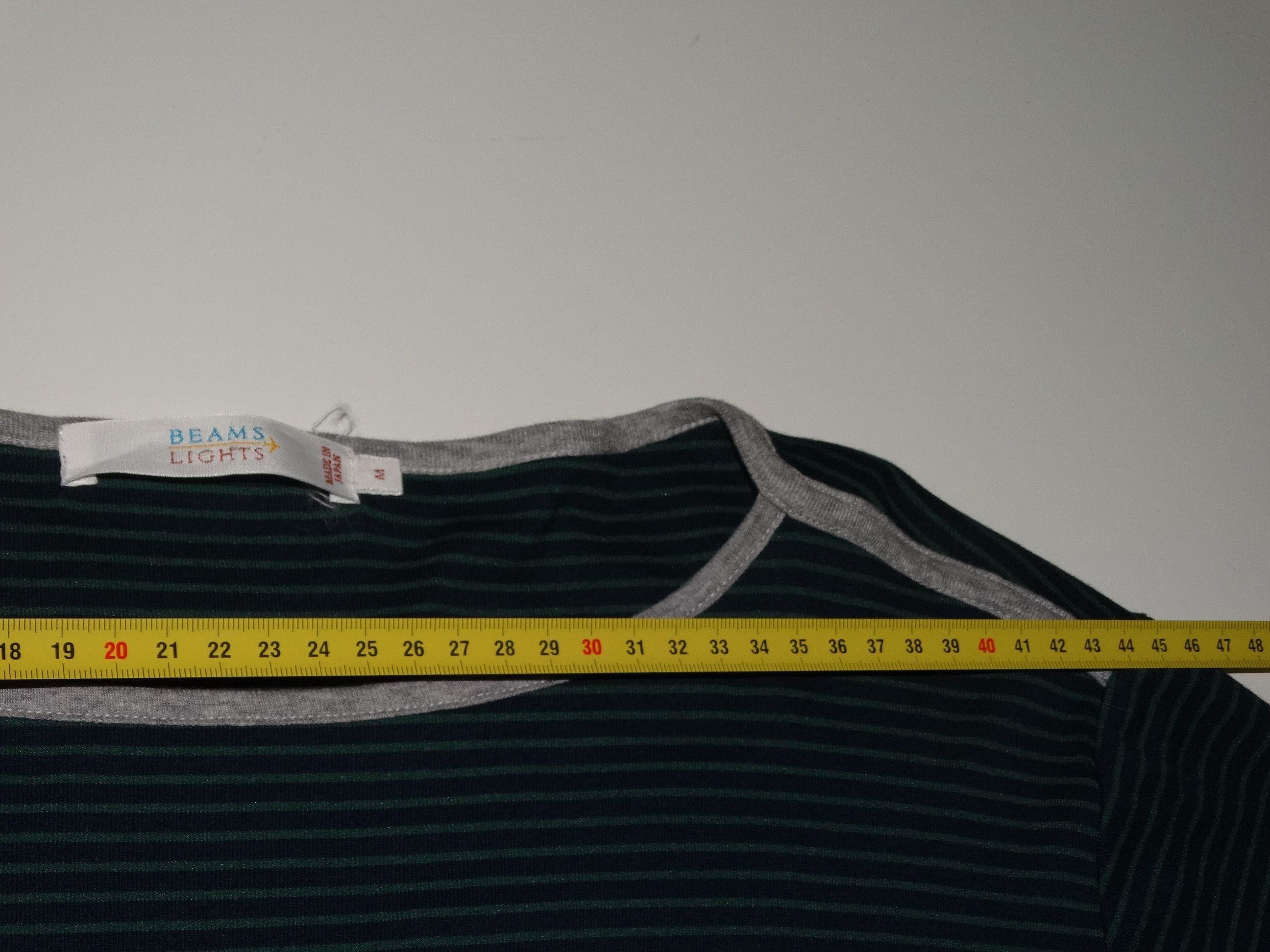 Beams Plus × Japanese Brand U30 Beams striped stripes tee sleeve 3/4 made japan M Size US M / EU 48-50 / 2 - 10 Thumbnail