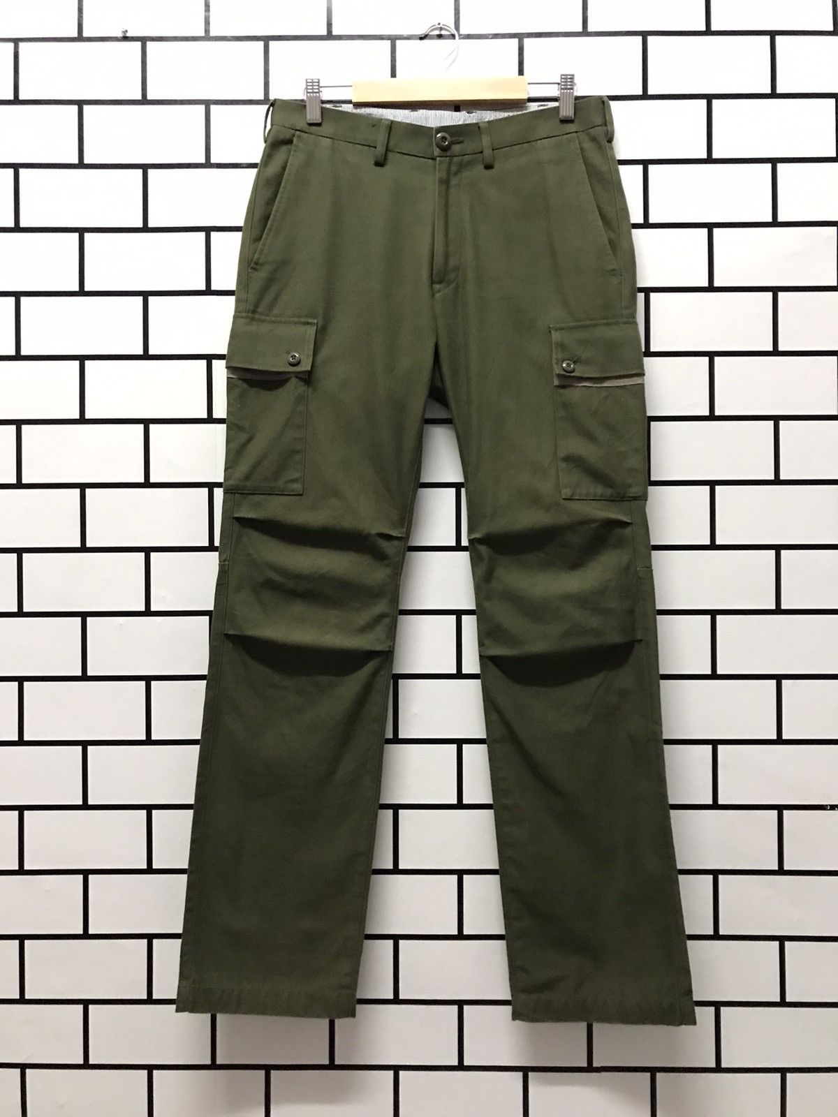 image of Beauty Youth x United Arrows Beauty & Youth United Arrows Japan Cargo Pants Slim Fit in Dark Olive 