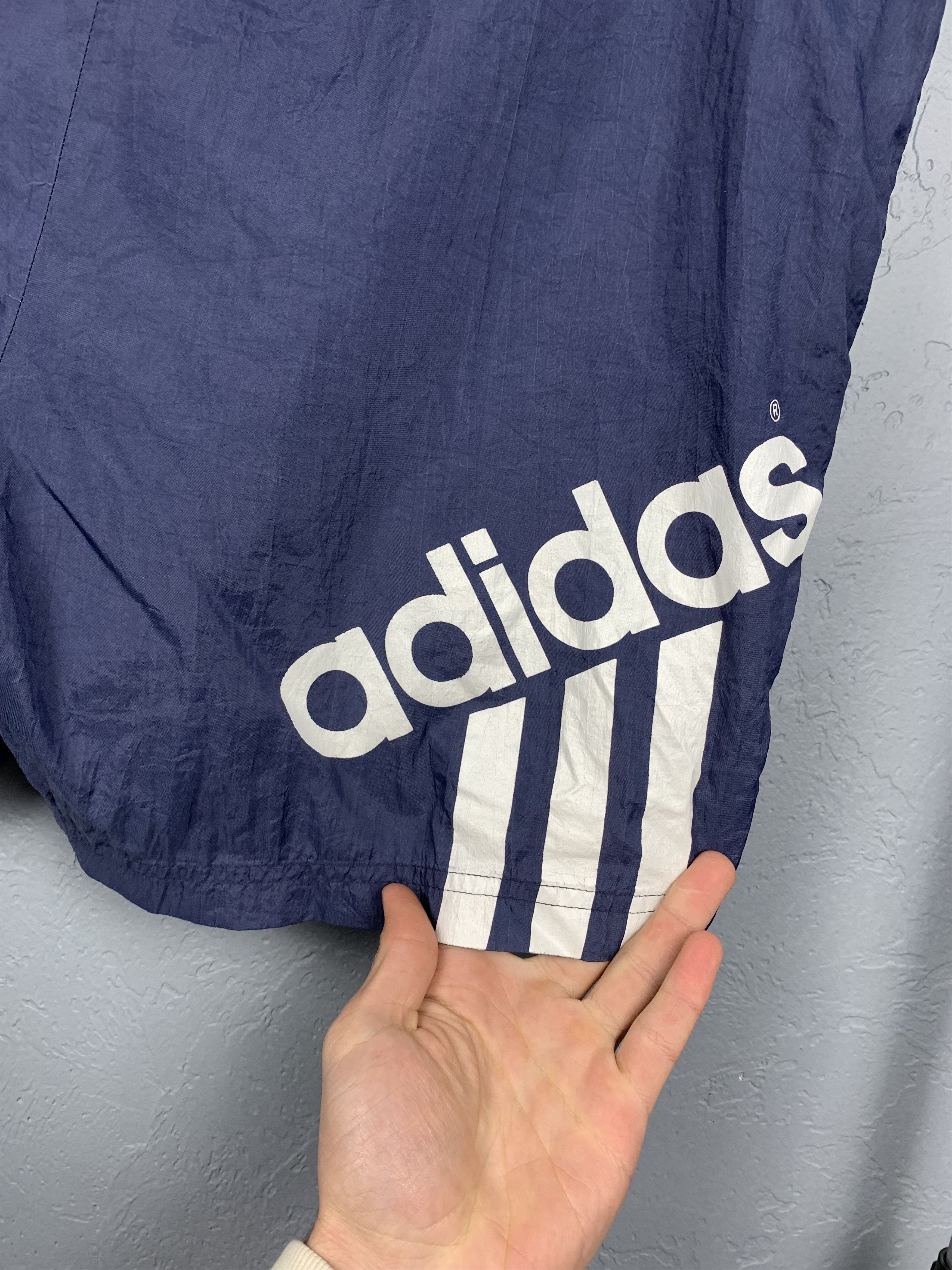 Adidas × Vintage Vintage Adidas Nylon Mens Shorts Size US 30 / EU 46 - 2 Thumbnail