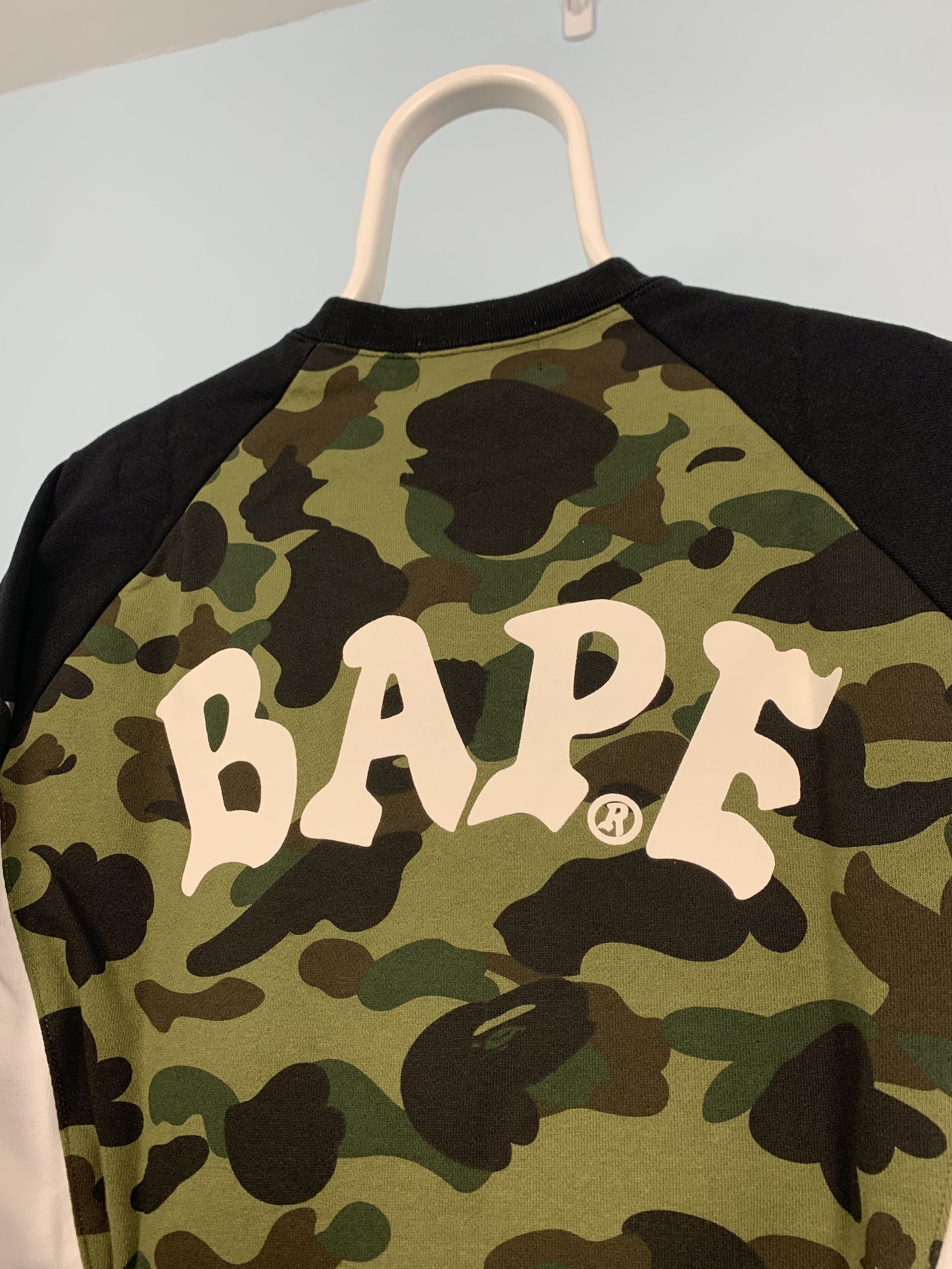 Bape Bape Color Block Crewneck Black Green Camo Large Size US L / EU 52-54 / 3 - 5 Thumbnail