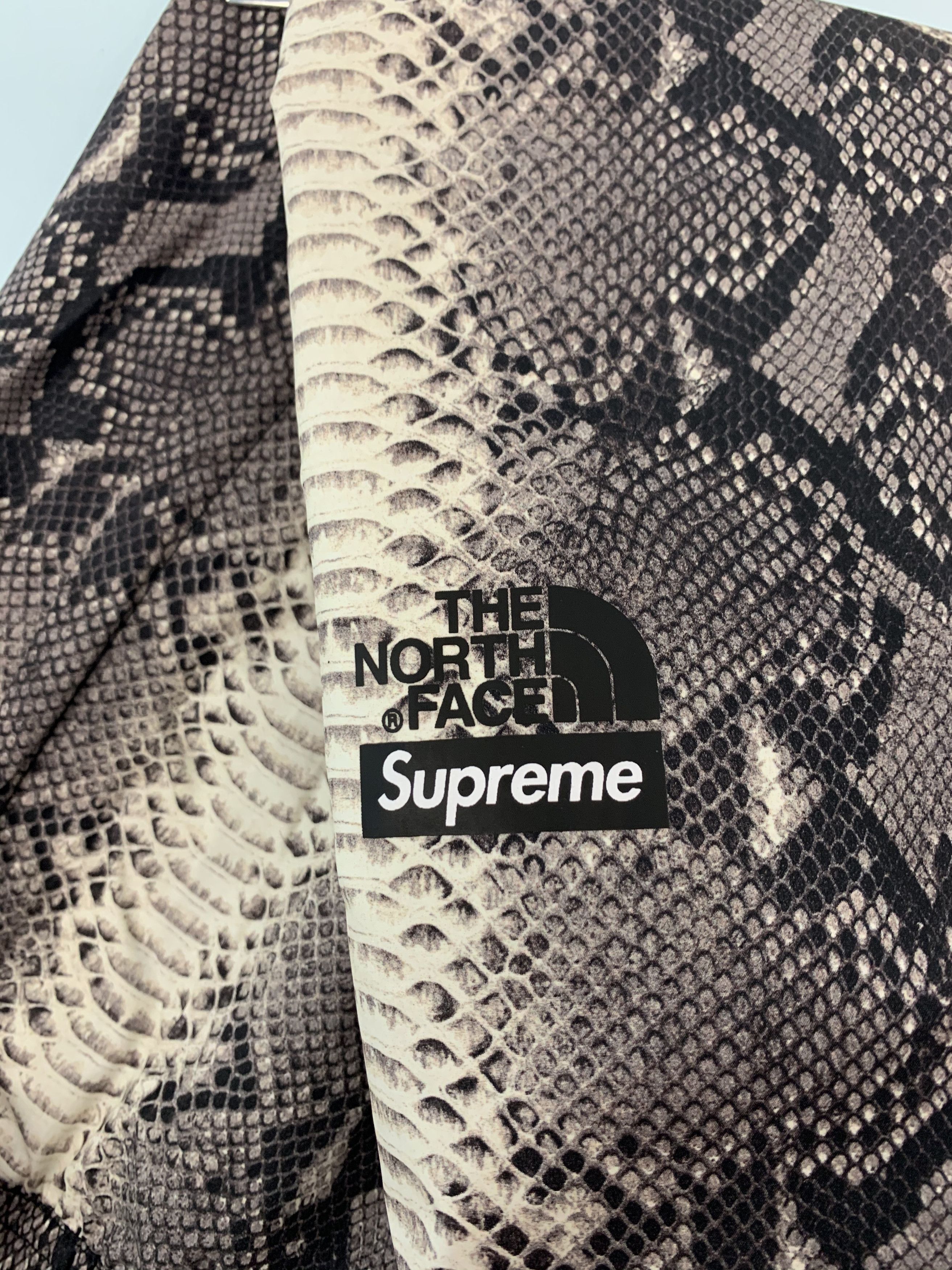 Supreme North Face Snakeskin Taped Seam Pants Black Small