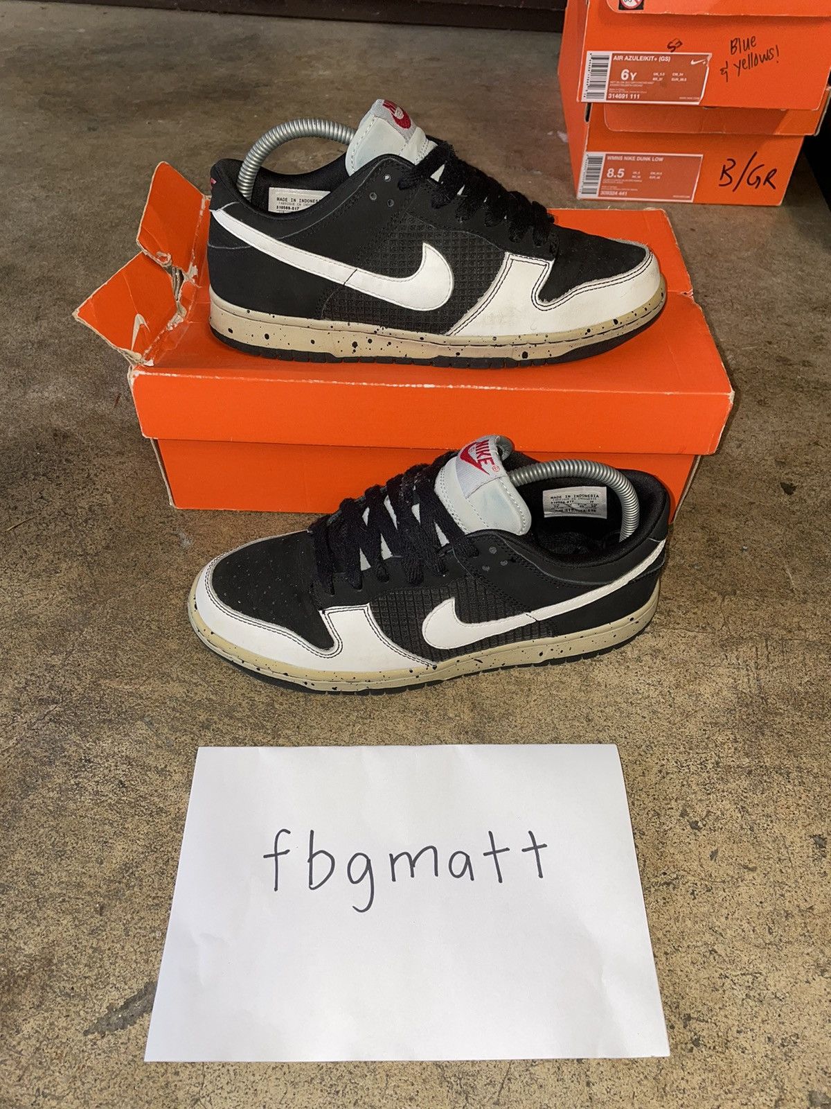 Nike Nike Dunk Low GS "Twilight black/white" panda Vtg Size US 7 / EU 40 - 1 Thumbnail