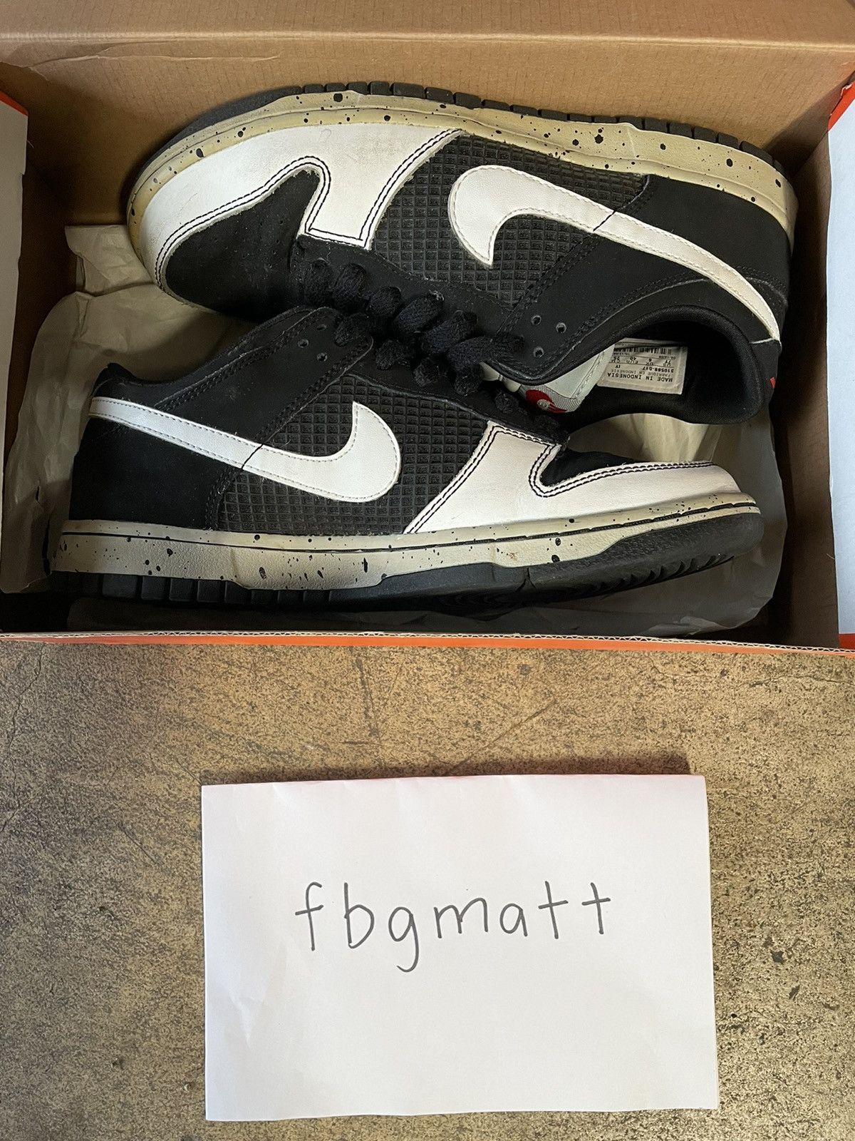 Nike Nike Dunk Low GS "Twilight black/white" panda Vtg Size US 7 / EU 40 - 7 Thumbnail