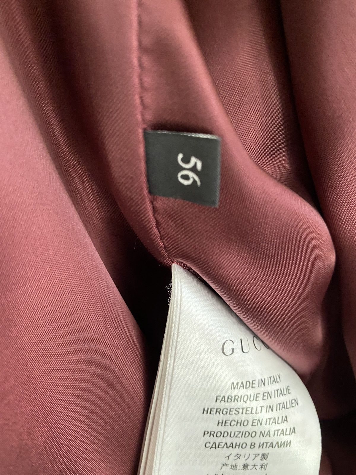 Gucci Lamb Leather w/Removable web collar Size US XL / EU 56 / 4 - 5 Thumbnail