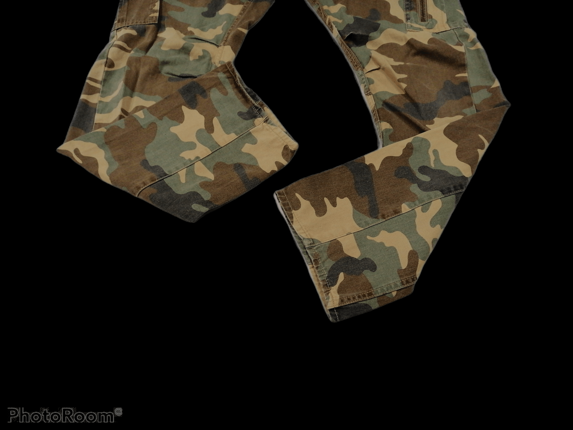 Japanese Brand Japan Brand Camo Twist Avail Jean Cargo 7 Pocket Pants Size US 29 - 4 Thumbnail