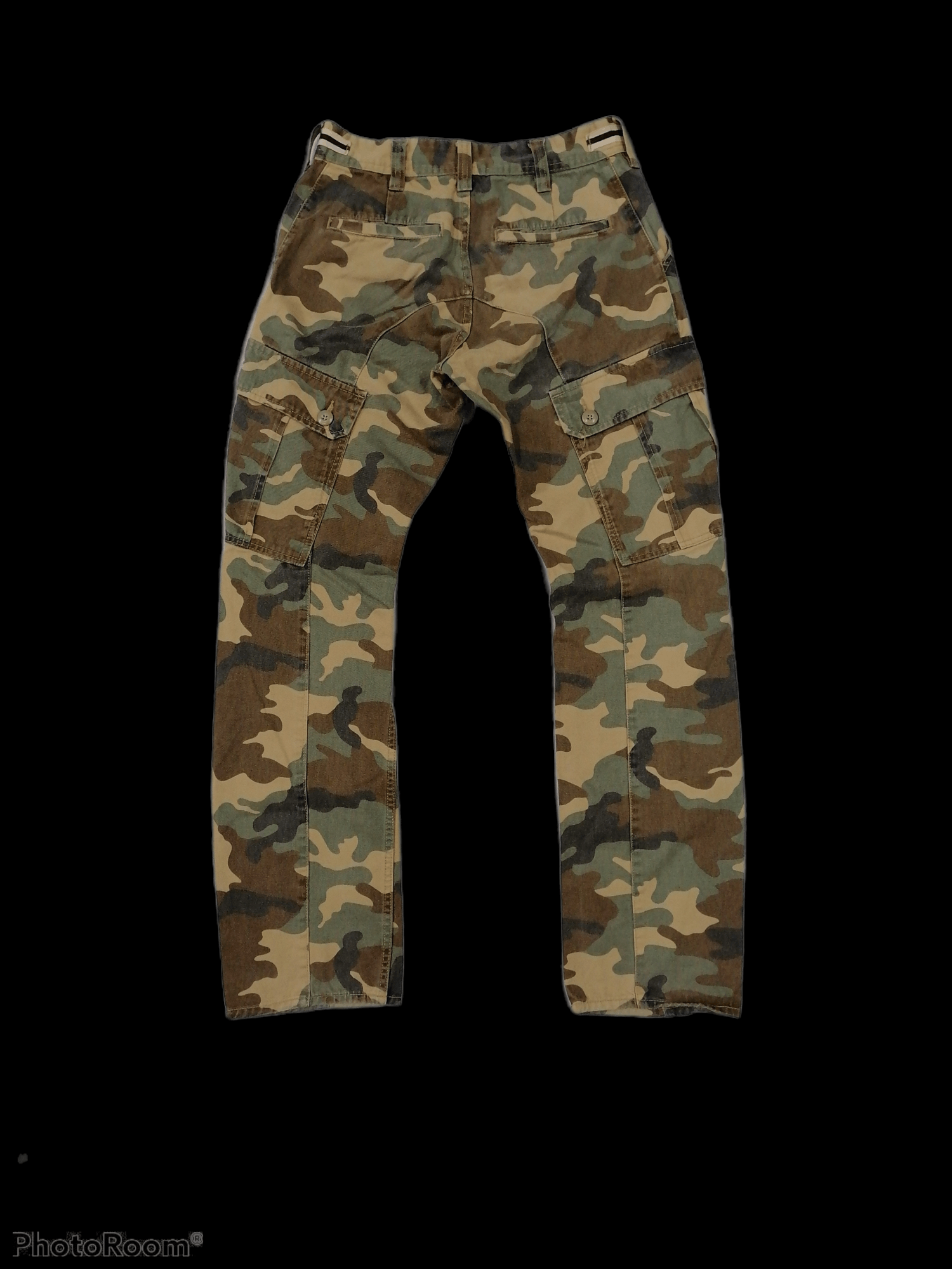 Japanese Brand Japan Brand Camo Twist Avail Jean Cargo 7 Pocket Pants Size US 29 - 5 Thumbnail