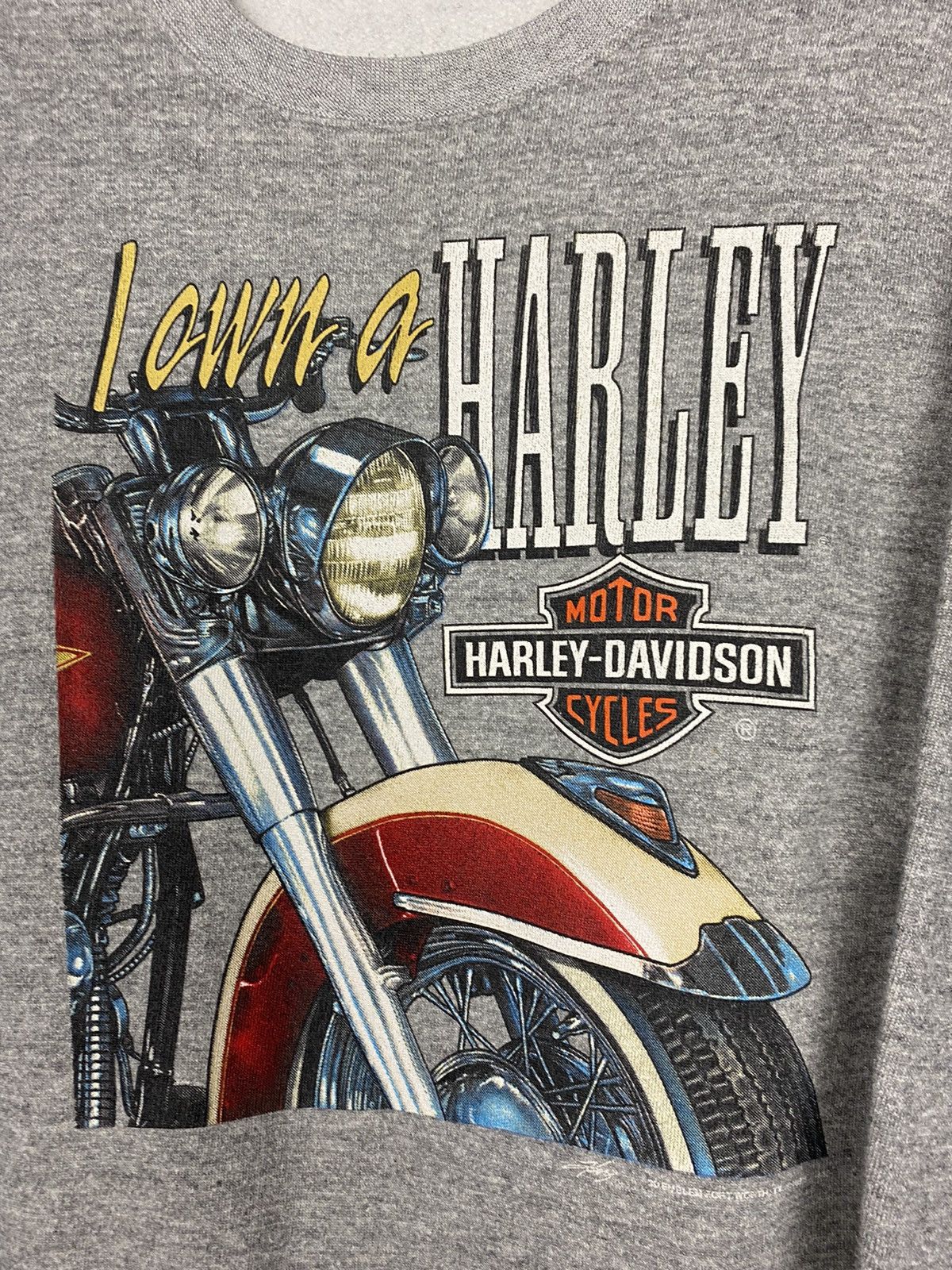 Harley Davidson × Vintage Rare! Harley Davidson 92’ vintage sweatshirt I own a Harley Size US M / EU 48-50 / 2 - 2 Thumbnail