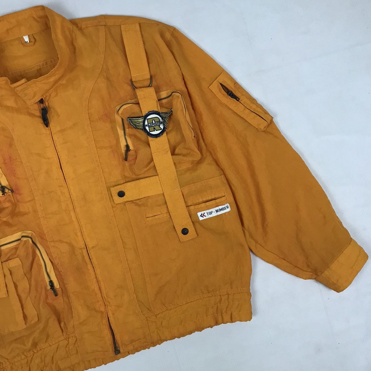 Japanese Brand Vintage Tactical Pocket Cargo Bomber Parachute Jacket Size US M / EU 48-50 / 2 - 2 Thumbnail