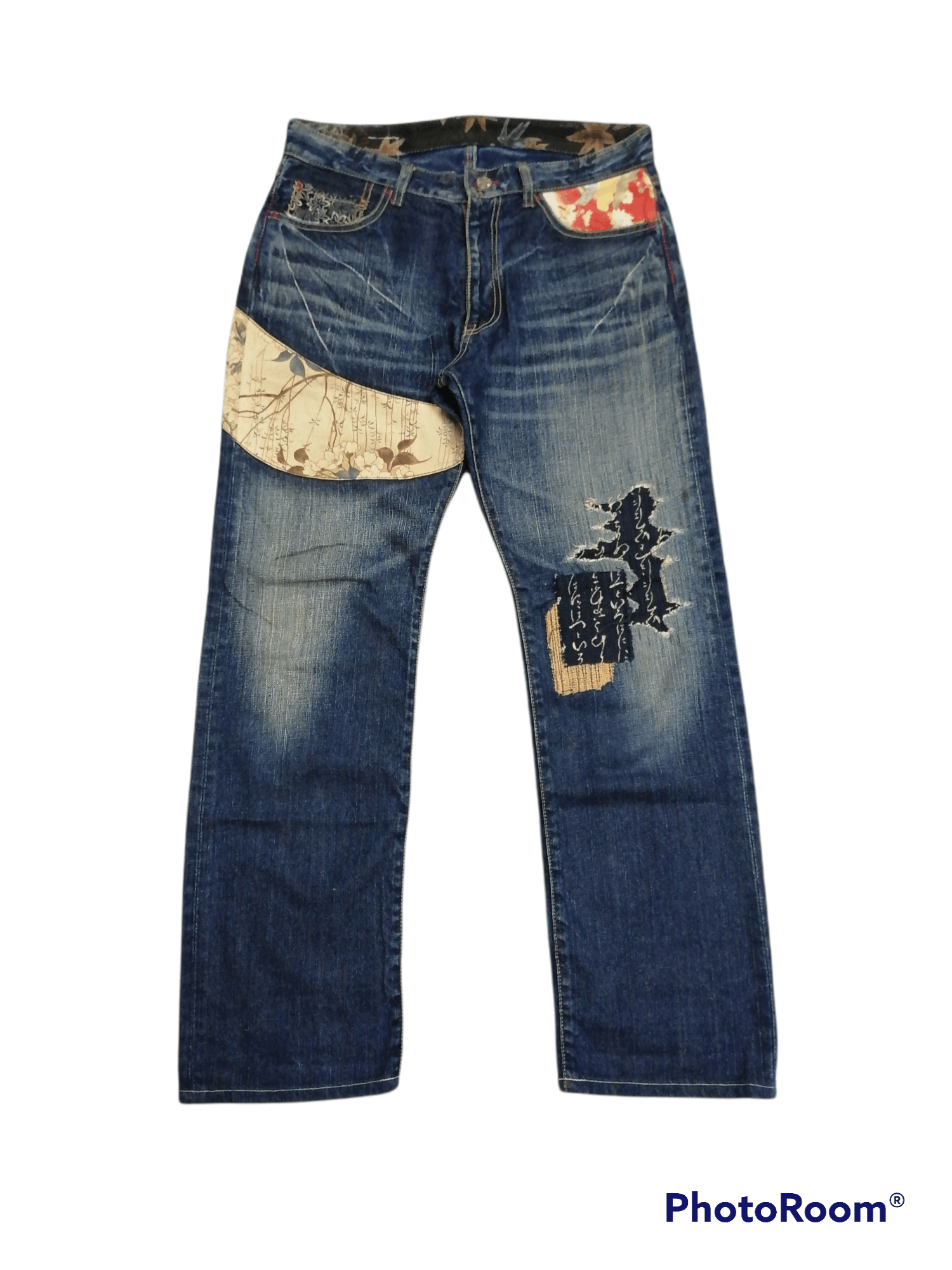 Eternal × Japanese Brand 🔥Made In Japan Eternal Patchwork Distressed Denim Jeans Size US 32 / EU 48 - 1 Thumbnail