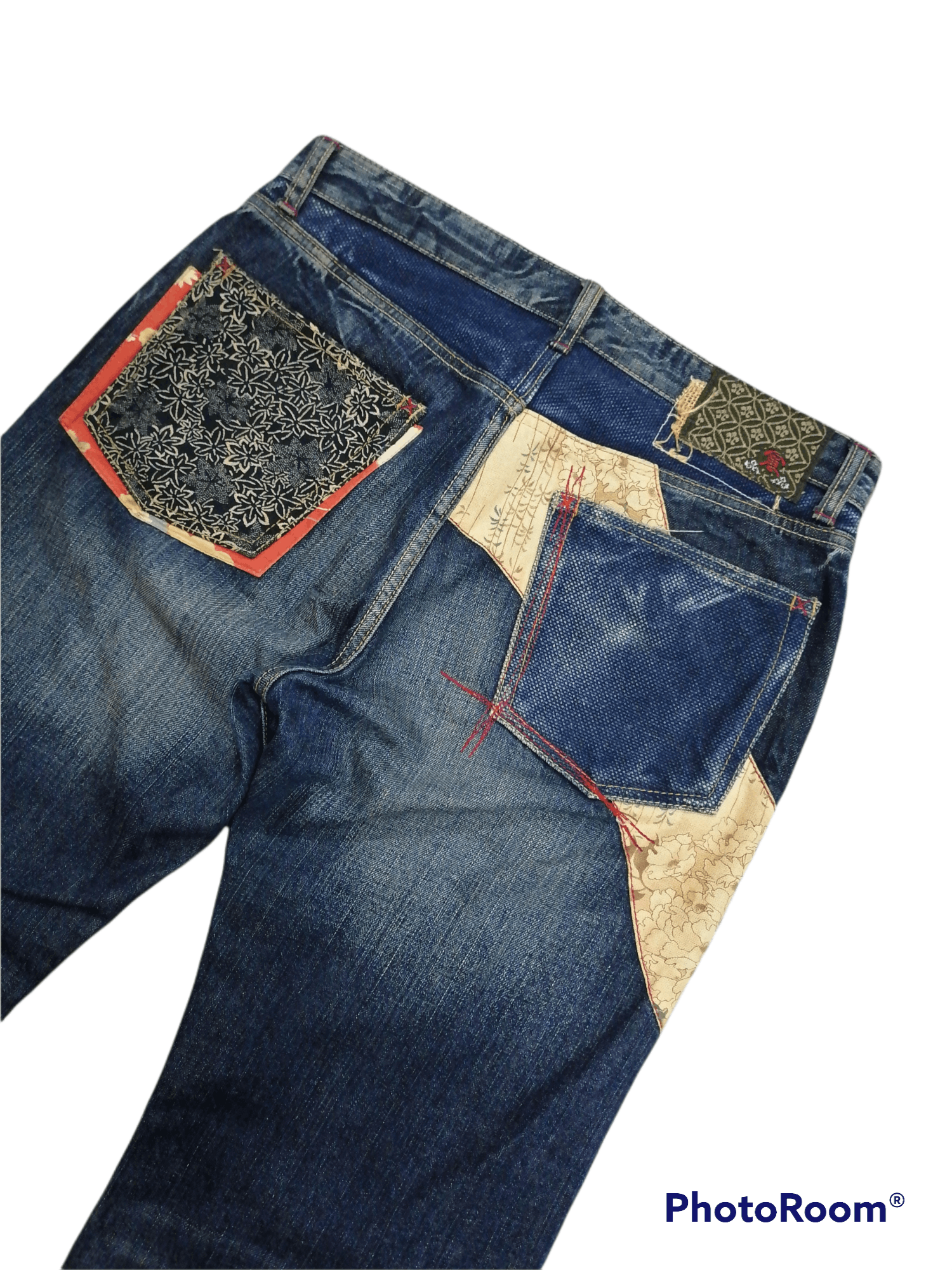 Eternal × Japanese Brand 🔥Made In Japan Eternal Patchwork Distressed Denim Jeans Size US 32 / EU 48 - 7 Thumbnail