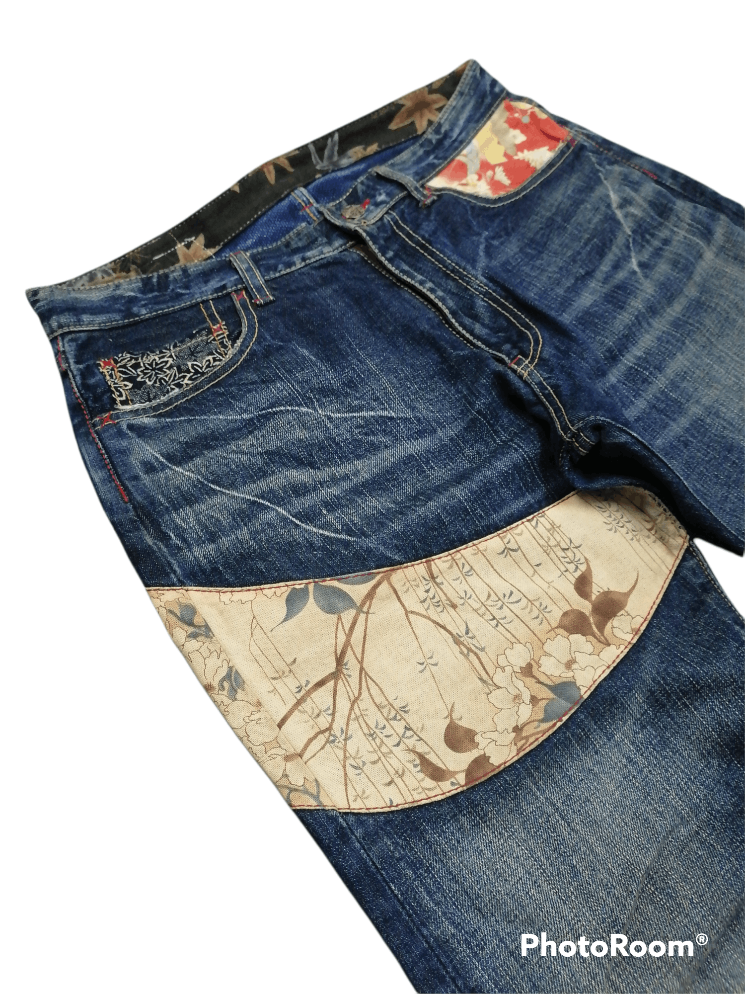 Eternal × Japanese Brand 🔥Made In Japan Eternal Patchwork Distressed Denim Jeans Size US 32 / EU 48 - 4 Thumbnail