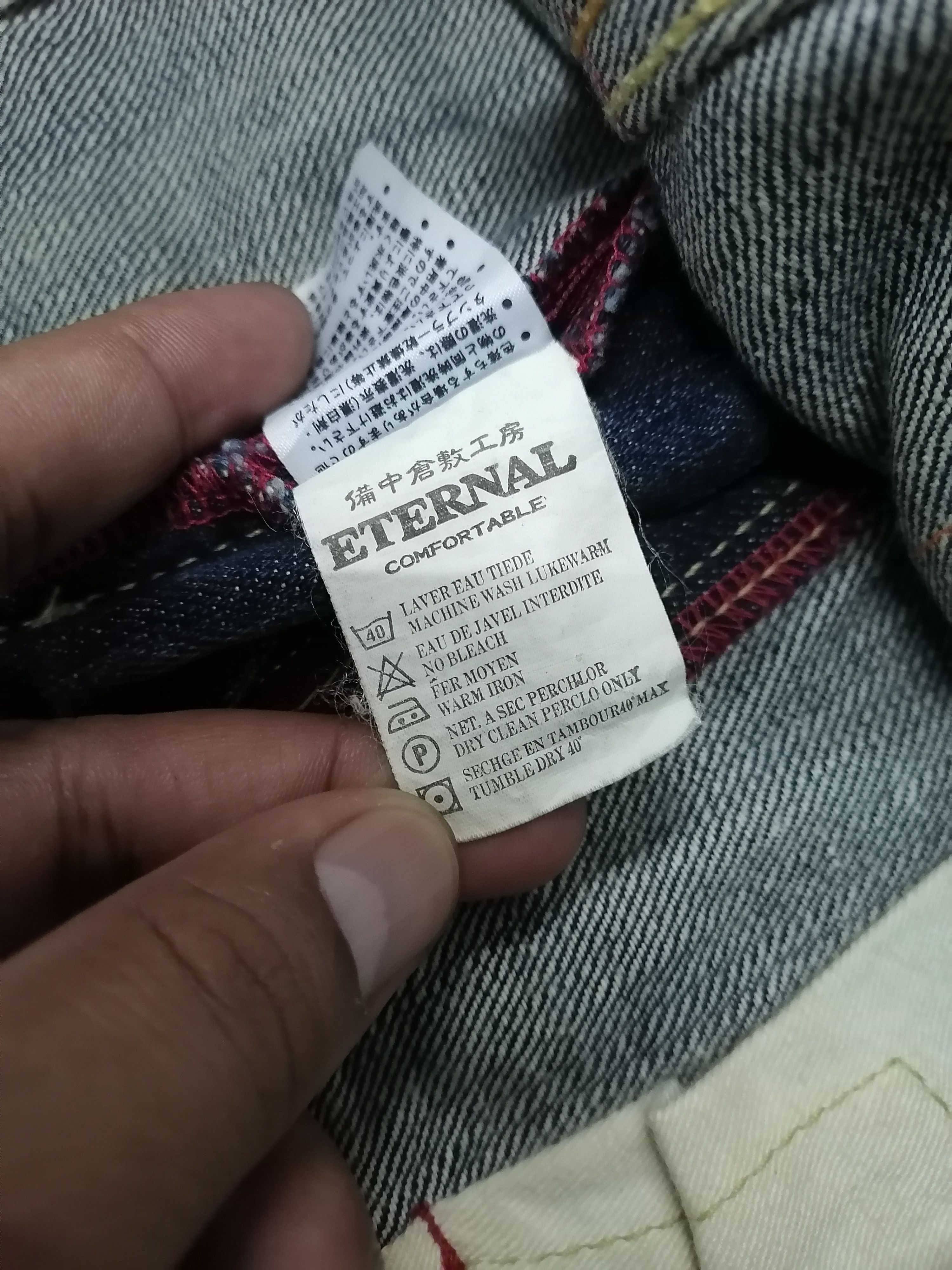 Eternal × Japanese Brand 🔥Made In Japan Eternal Patchwork Distressed Denim Jeans Size US 32 / EU 48 - 9 Thumbnail
