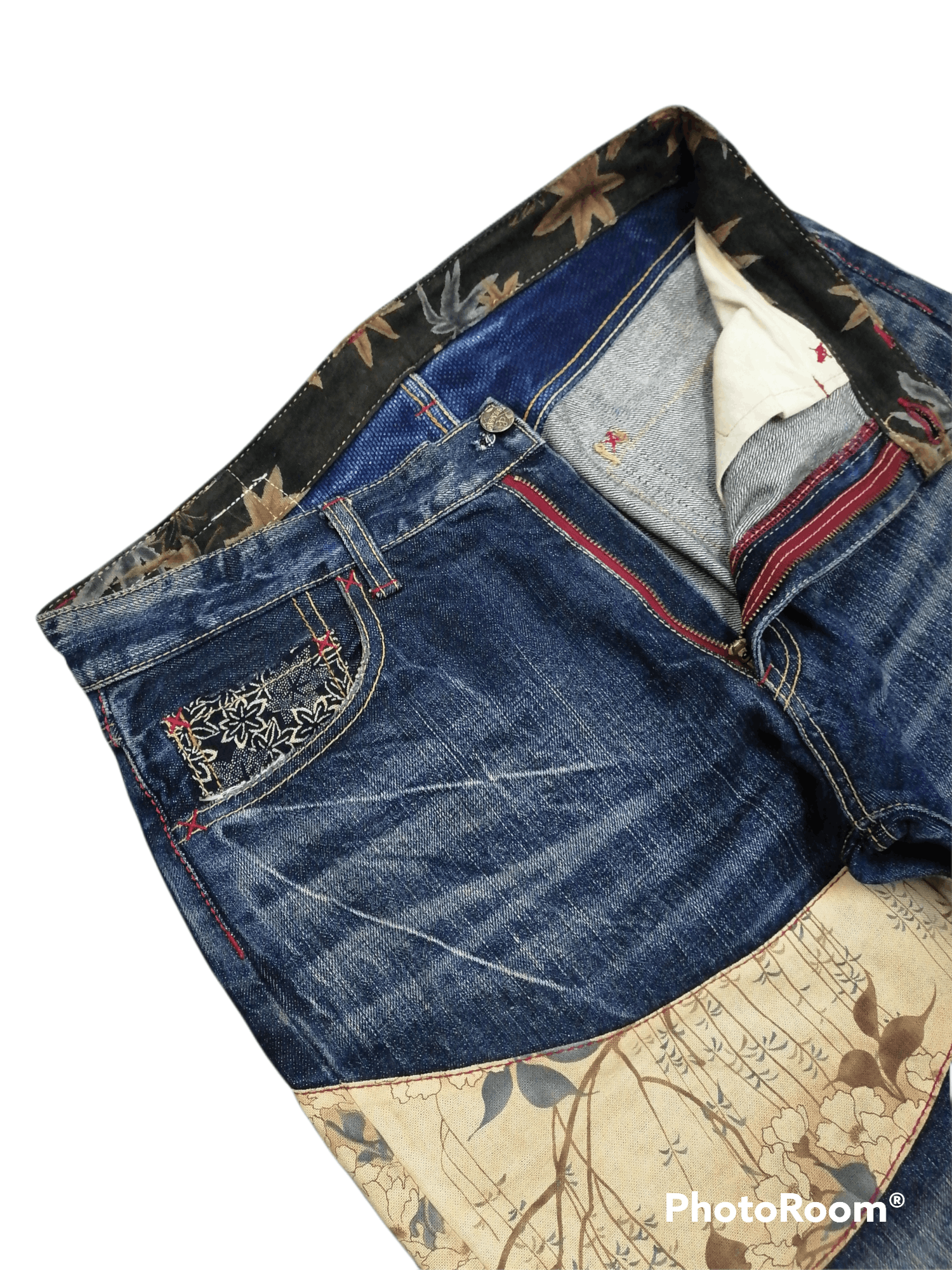Eternal × Japanese Brand 🔥Made In Japan Eternal Patchwork Distressed Denim Jeans Size US 32 / EU 48 - 5 Thumbnail