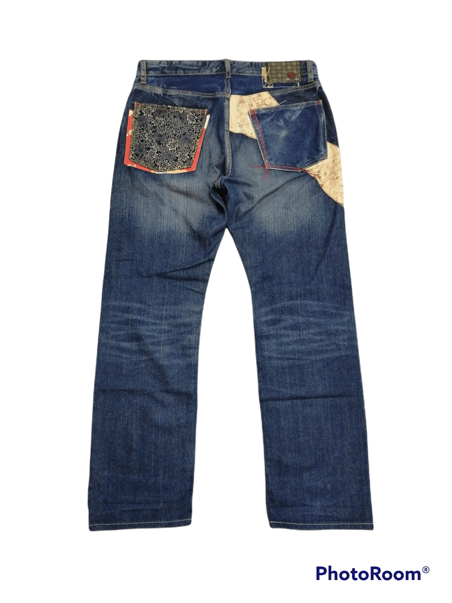 Eternal × Japanese Brand 🔥Made In Japan Eternal Patchwork Distressed Denim Jeans Size US 32 / EU 48 - 6 Thumbnail