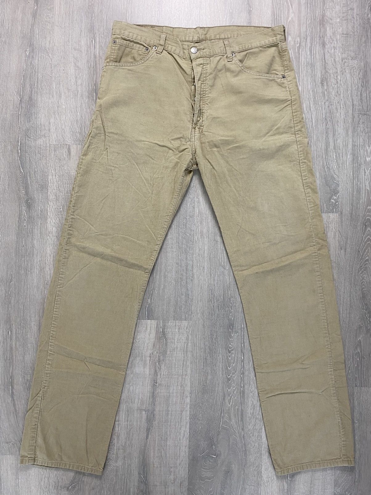 Levi's × Vintage Levi’s 551 vintage beige corduroy pants cords Size US 38 / EU 54 - 4 Thumbnail