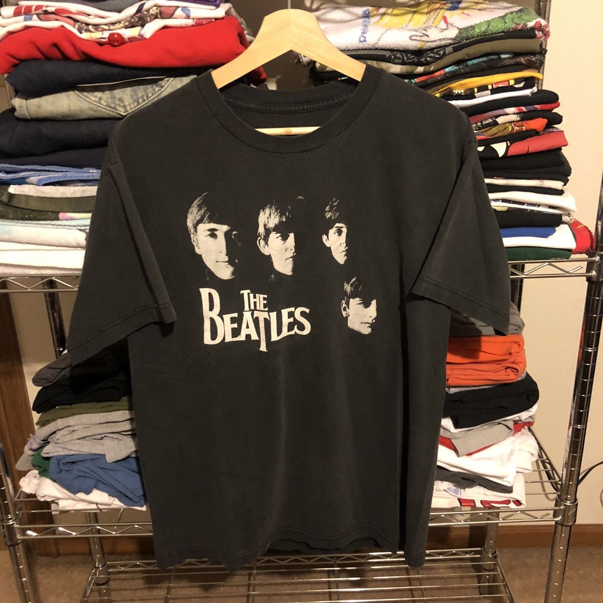 Band Tees × Vintage Vintage 90’s Faded Beatles tee Size US M / EU 48-50 / 2 - 1 Thumbnail