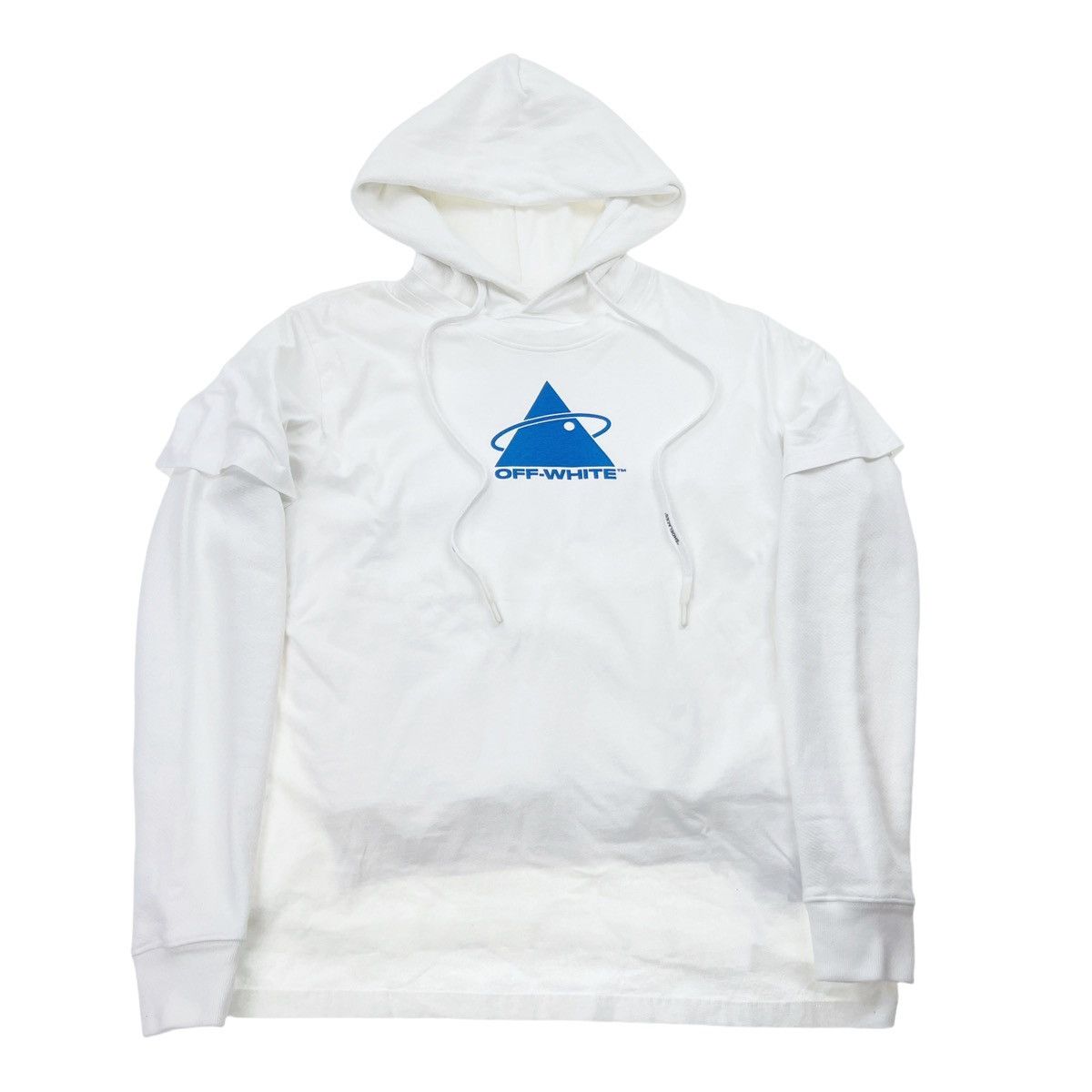 Off-White Off-White Triangle Planet Layered Hoodie Size US L / EU 52-54 / 3 - 2 Thumbnail