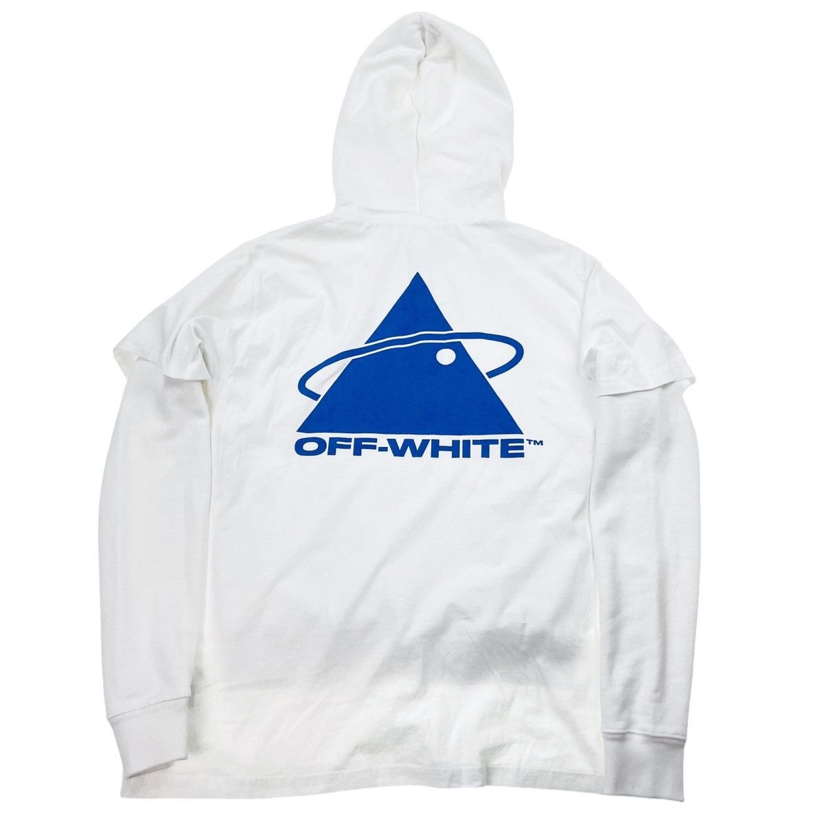 Off-White Off-White Triangle Planet Layered Hoodie Size US L / EU 52-54 / 3 - 3 Thumbnail