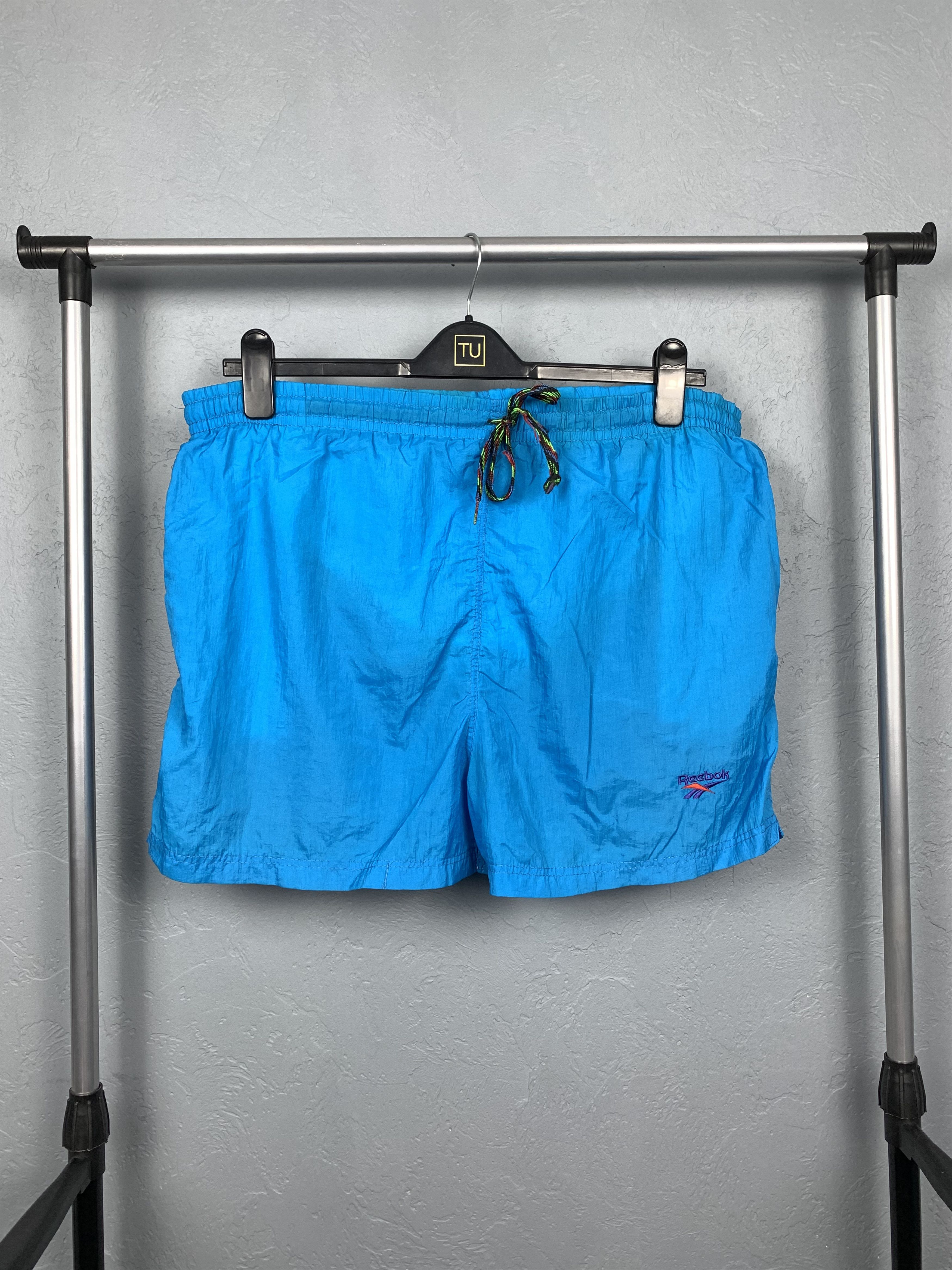 Reebok × Vintage Vintage Reebok Mens Nylon Shorts Size US 34 / EU 50 - 1 Thumbnail