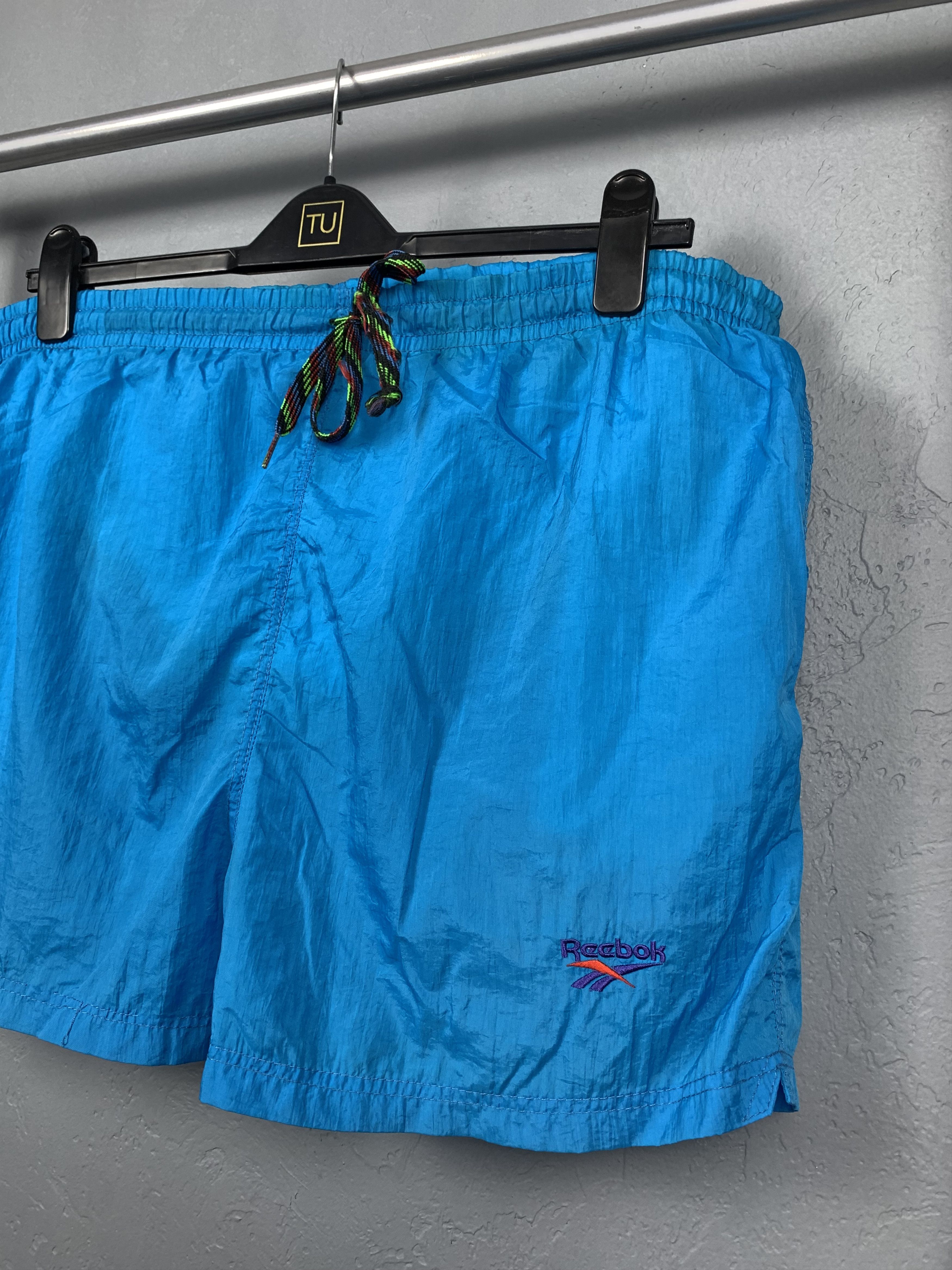 Reebok × Vintage Vintage Reebok Mens Nylon Shorts Size US 34 / EU 50 - 2 Thumbnail