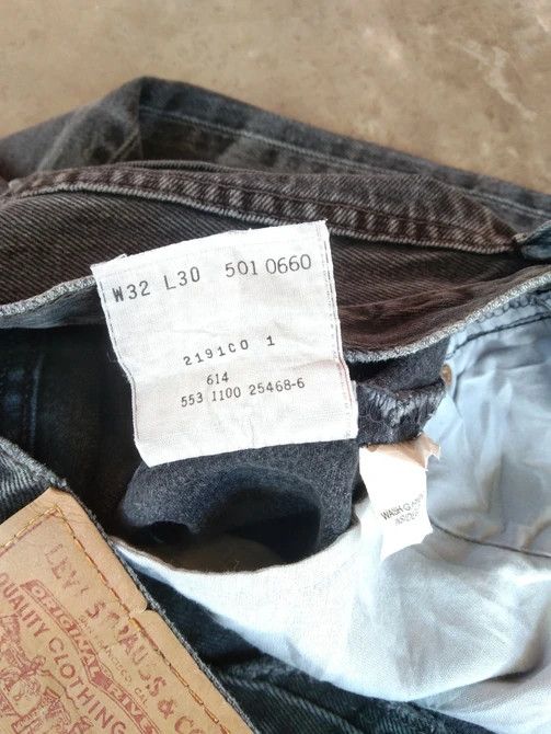 Levi's × Vintage 90s Vintage Levis 501 Made In USA Distressed Jeans 32x30 Size US 32 / EU 48 - 12 Thumbnail