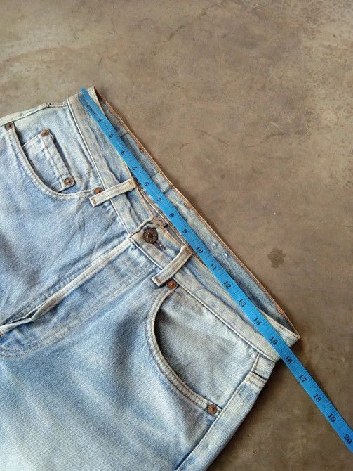 Levi's × Vintage 80s Vintage Levis 501 Distressed Jeans 31x30 Size US 31 - 7 Thumbnail