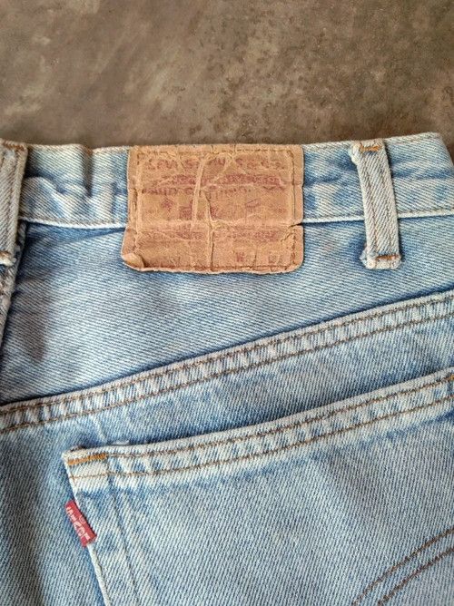 Levi's × Vintage 80s Vintage Levis 501 Distressed Jeans 31x30 Size US 31 - 4 Thumbnail