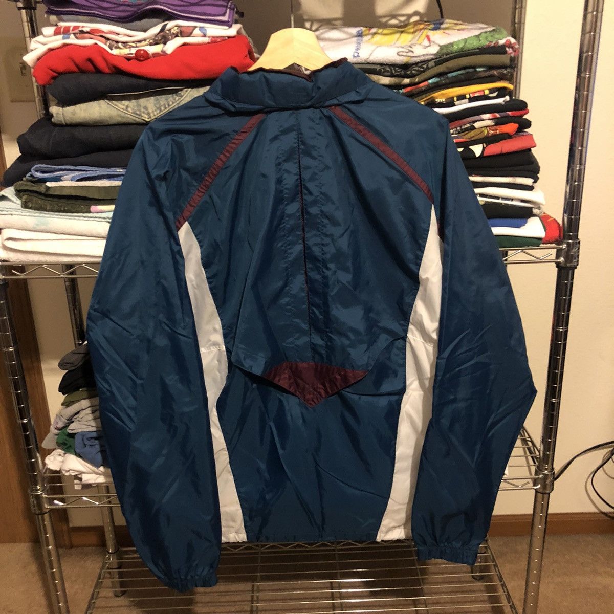 Nike × Vintage Vintage 90’s Nike Windbreaker Jacket Size US XL / EU 56 / 4 - 3 Thumbnail