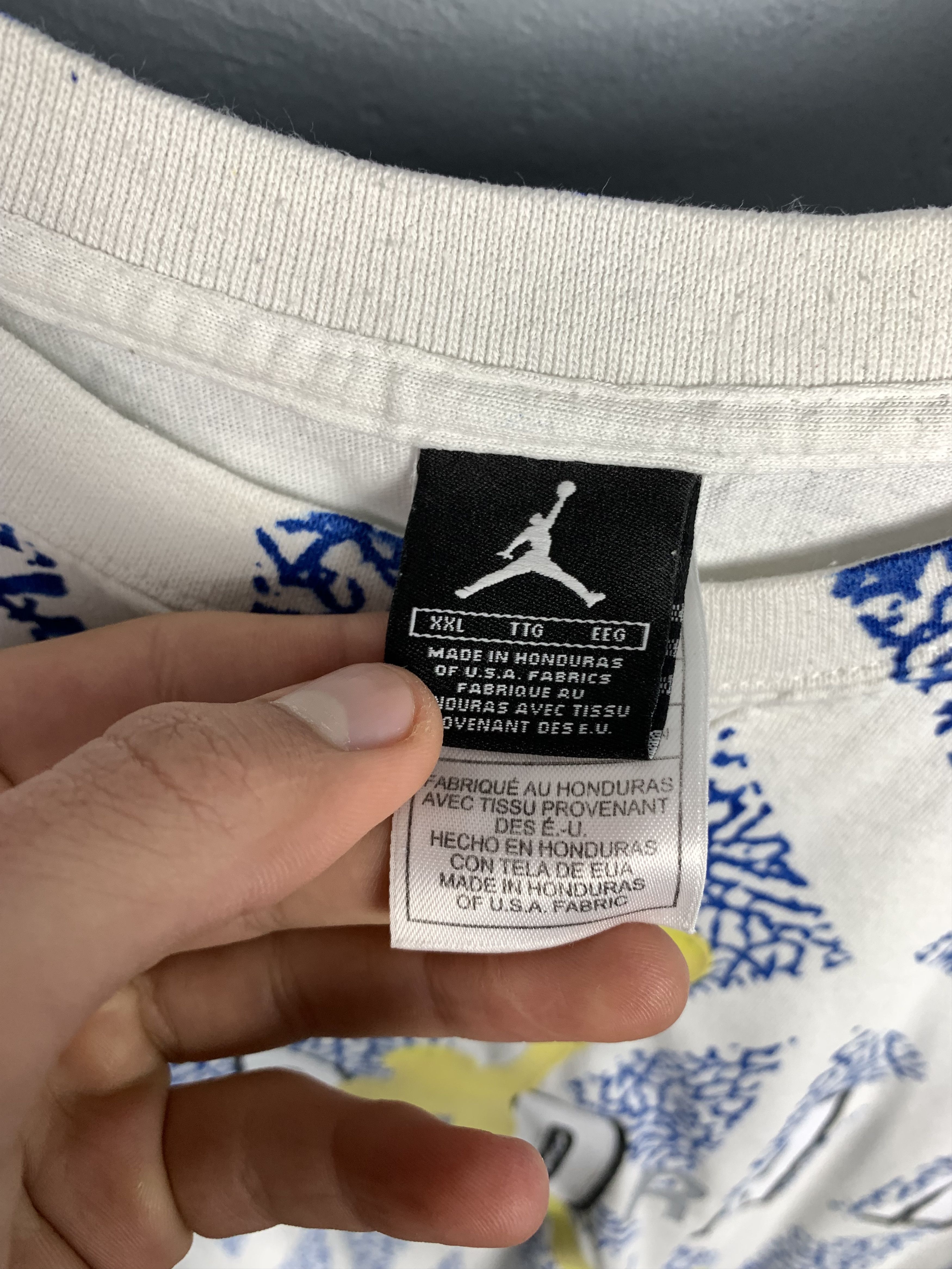 Jordan Brand Nike Jordan Mens Big Logo T-Shirt Size US XXL / EU 58 / 5 - 4 Thumbnail