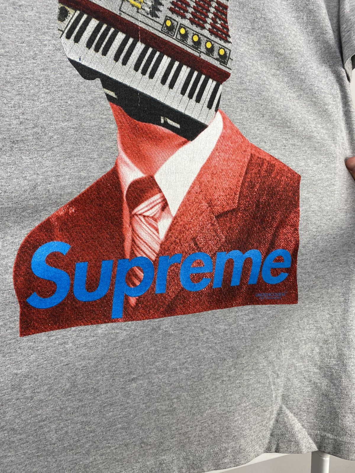 Supreme × Undercover 2015 Supreme Undercover Synhead Tee Shirt Grey Medium Size US M / EU 48-50 / 2 - 2 Thumbnail