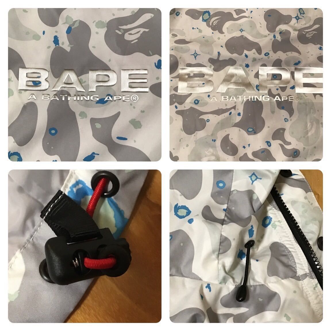 Bape BAPE SPACE CAMO LONG HOODIE JACKET a bathing ape Size US L / EU 52-54 / 3 - 6 Thumbnail