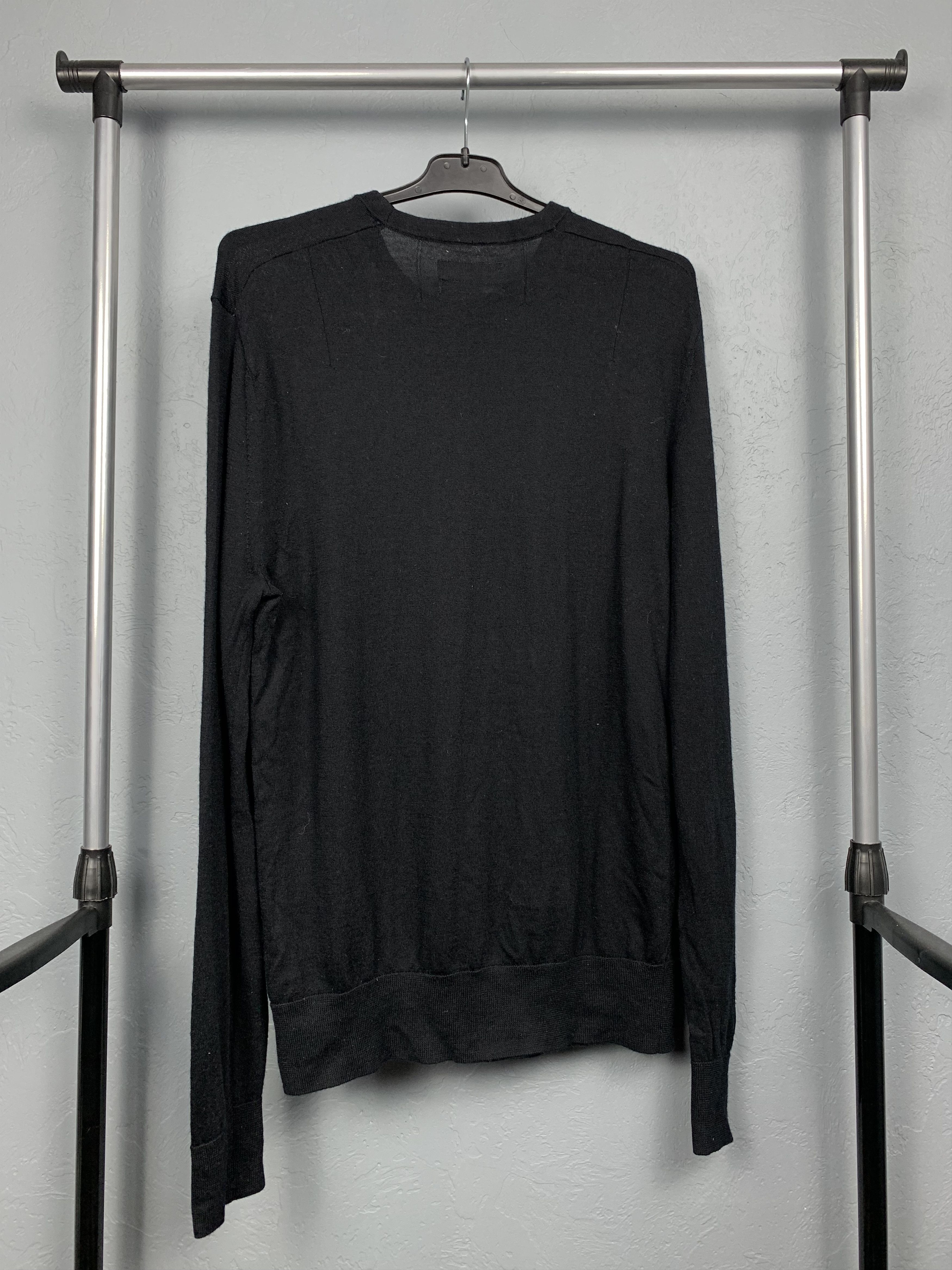 Allsaints All Saints Mens Crew Neck Sweater 100% merino wool Size US L / EU 52-54 / 3 - 5 Thumbnail