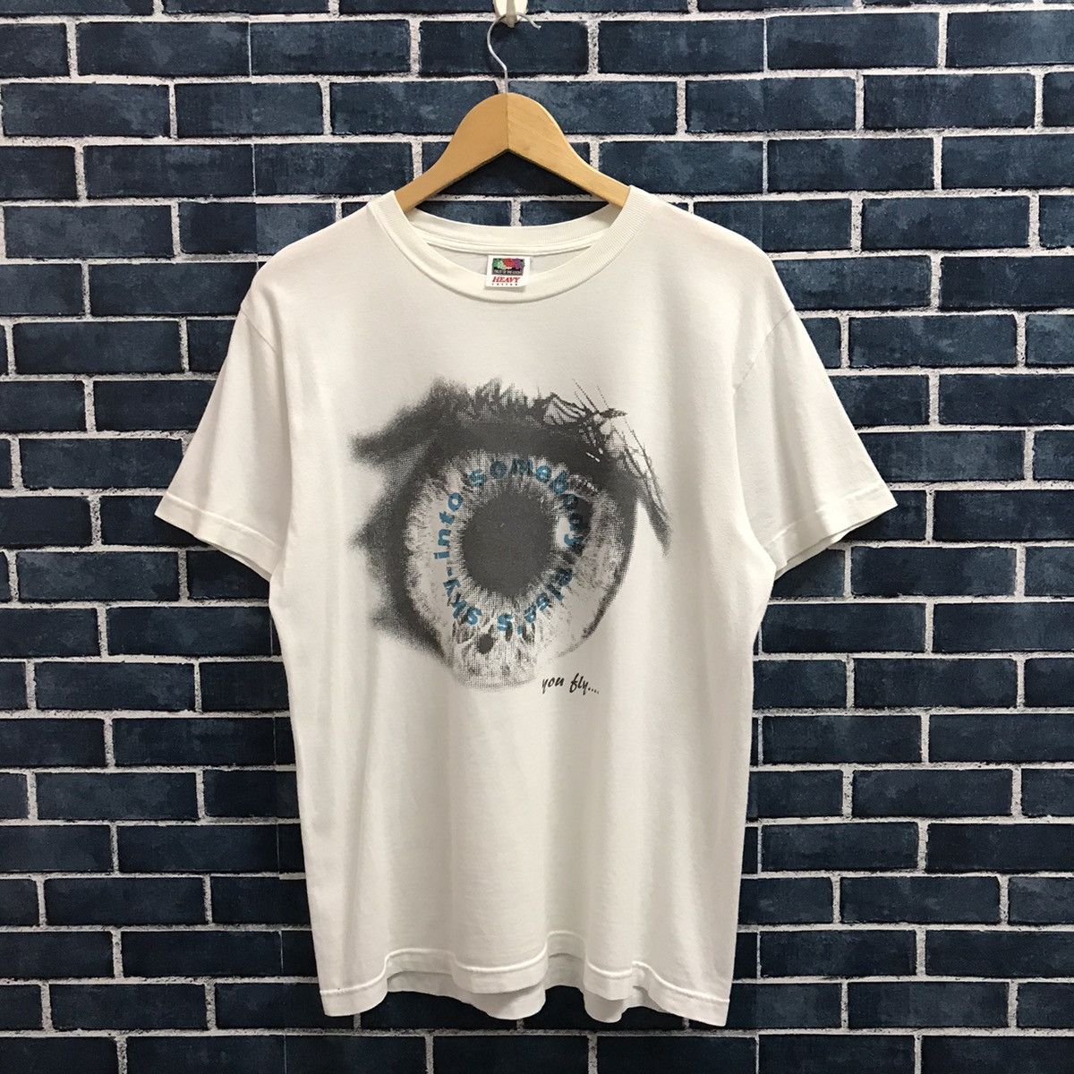 Vintage Vintage 90’s Art 👁 Eye illustration tshirt Size US M / EU 48-50 / 2 - 1 Thumbnail