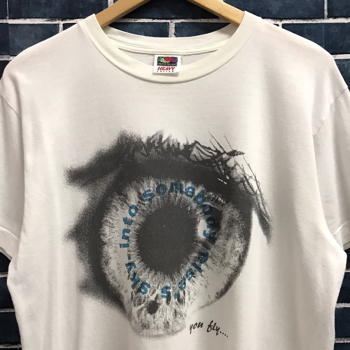 Vintage Vintage 90’s Art 👁 Eye illustration tshirt Size US M / EU 48-50 / 2 - 2 Thumbnail