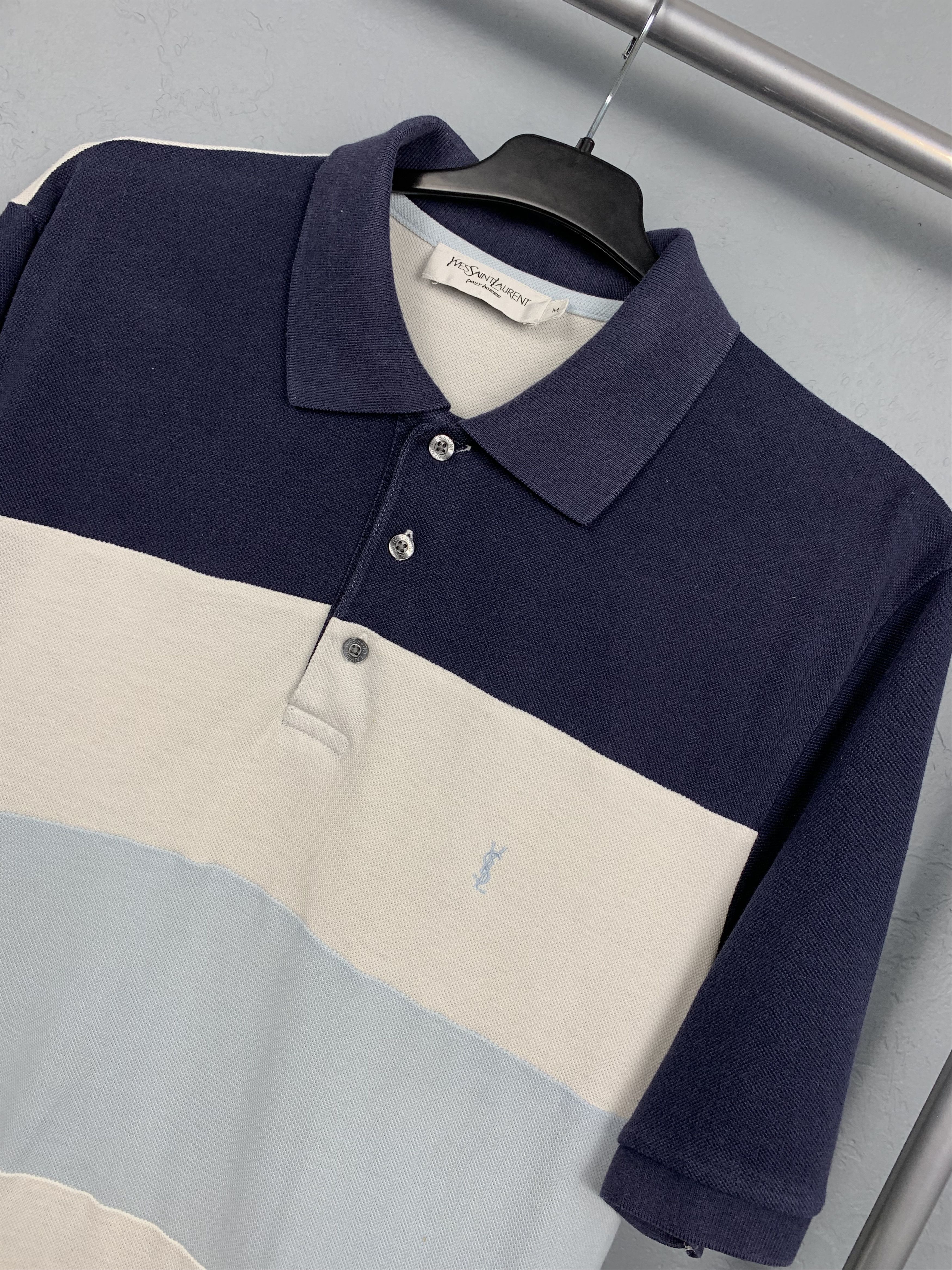 Yves Saint Laurent Yves Saint Laurent YSL Mens Polo Shirt Size US M / EU 48-50 / 2 - 2 Thumbnail