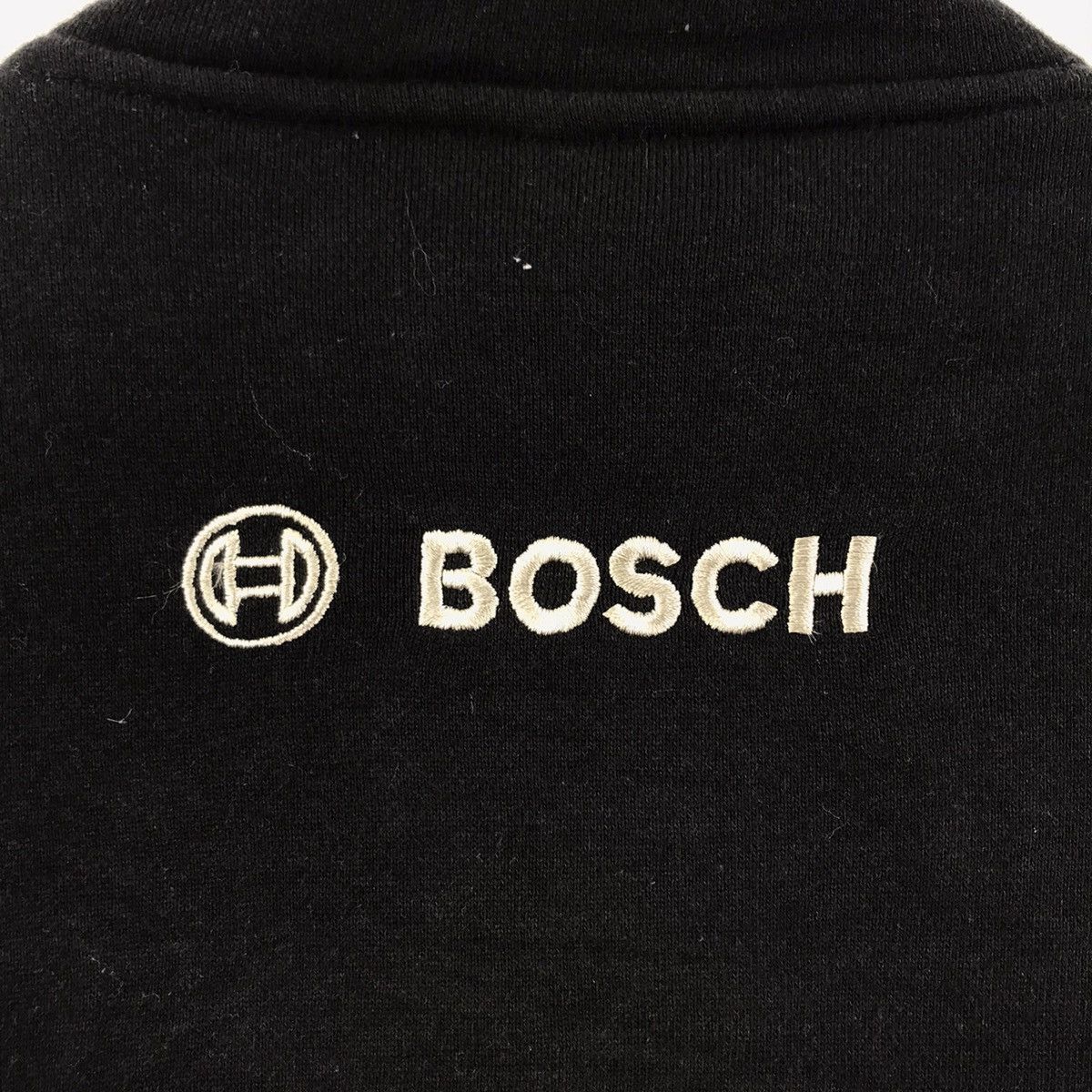 Vintage BOSCH Full Zipper Black Sweatshirt Size US L / EU 52-54 / 3 - 7 Thumbnail