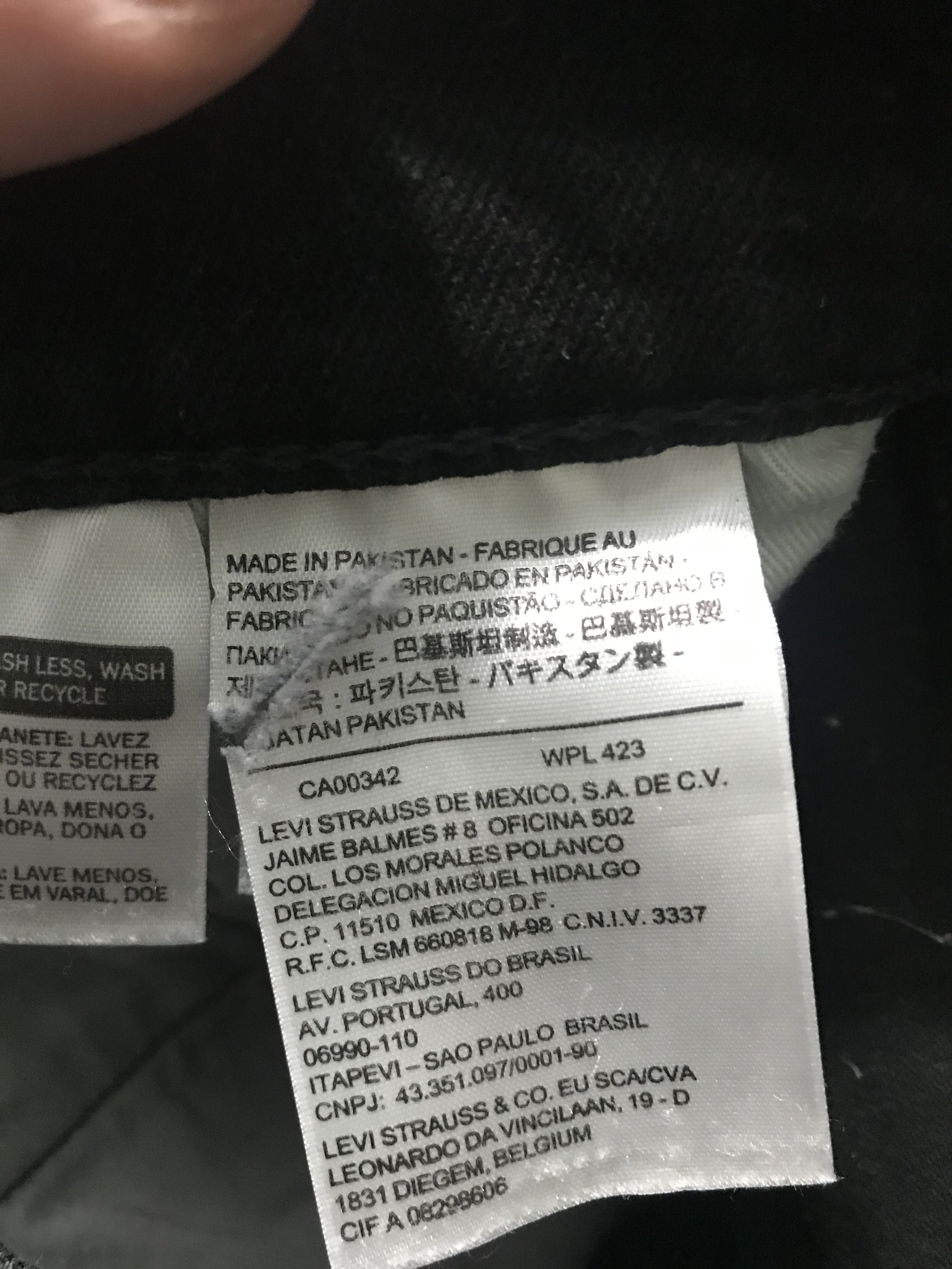 Levi's Levis 510 Black Denim Pant Jeans Slim Fit Size US 32 / EU 48 - 5 Thumbnail