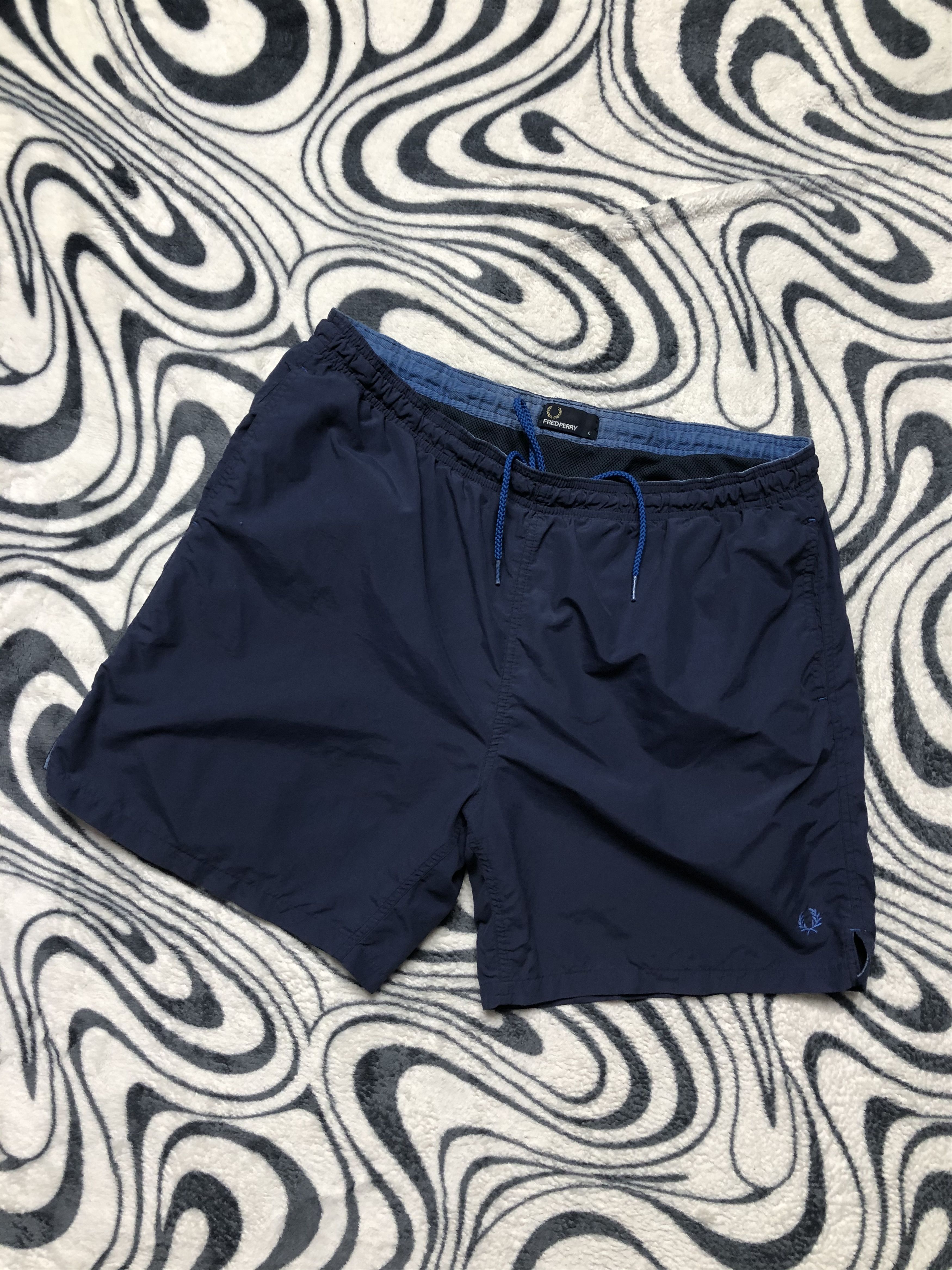 Fred Perry × Vintage Vintage Fred Perry Mens Nylon Shorts Size US 34 / EU 50 - 1 Thumbnail