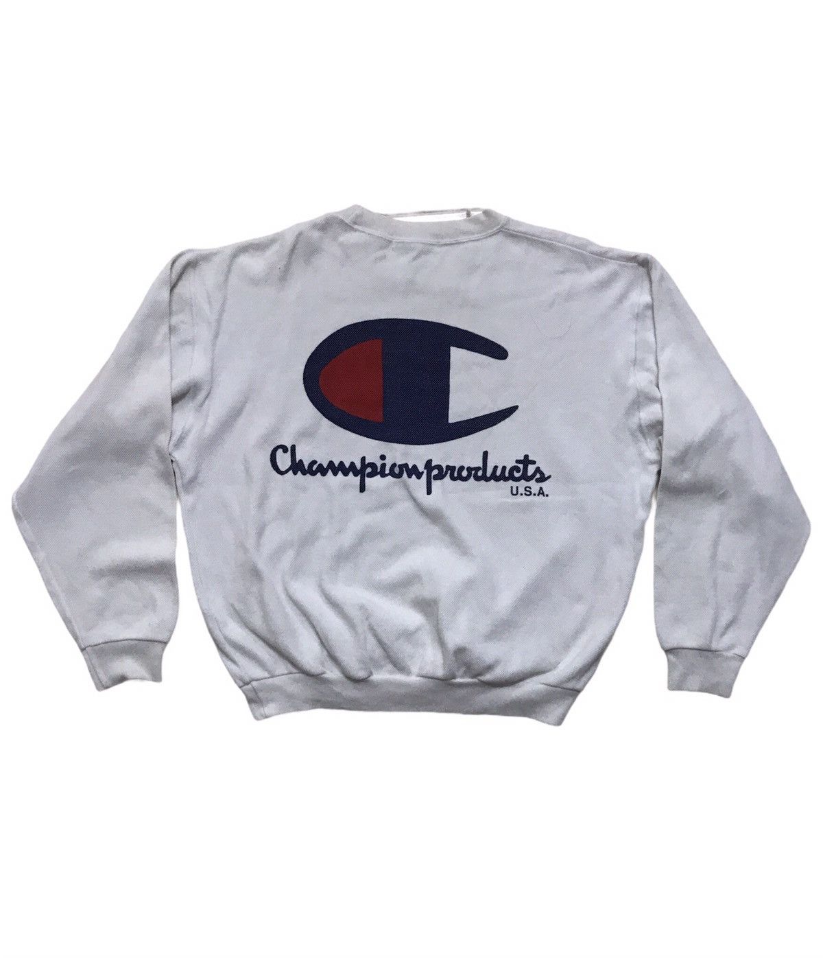 Champion × Vintage Vtg Champion 1994 Wakashachi Kokutai Big Logo Sweetshirt Size US L / EU 52-54 / 3 - 5 Thumbnail