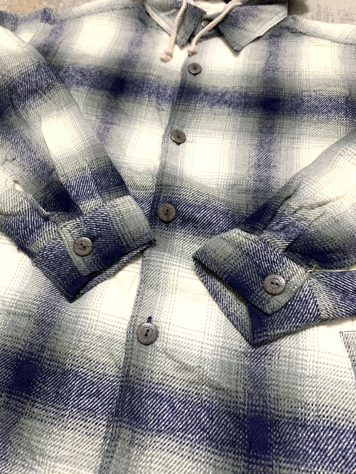 Flannel Vintage Campus Crew Fur Lined Shadow Plaid Flannel Jacket Size US L / EU 52-54 / 3 - 4 Thumbnail