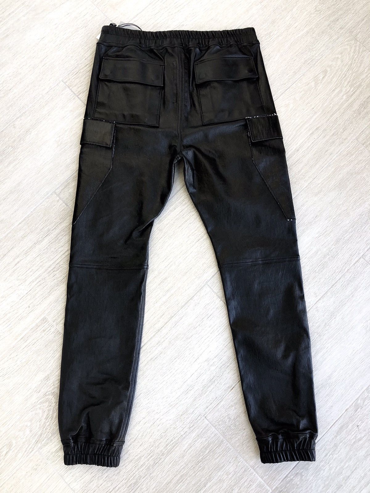 Rick Owens NEW FW💥 FULL LEATHER RUNWAY CARGO PANTS LARRY ASAP TRAVIS 54 Size US 38 / EU 54 - 10 Thumbnail