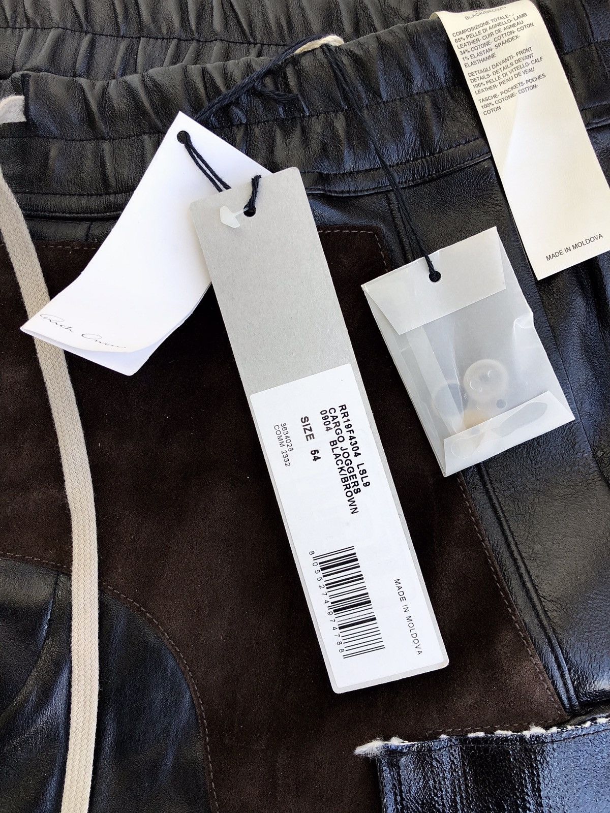 Rick Owens NEW FW💥 FULL LEATHER RUNWAY CARGO PANTS LARRY ASAP TRAVIS 54 Size US 38 / EU 54 - 14 Thumbnail