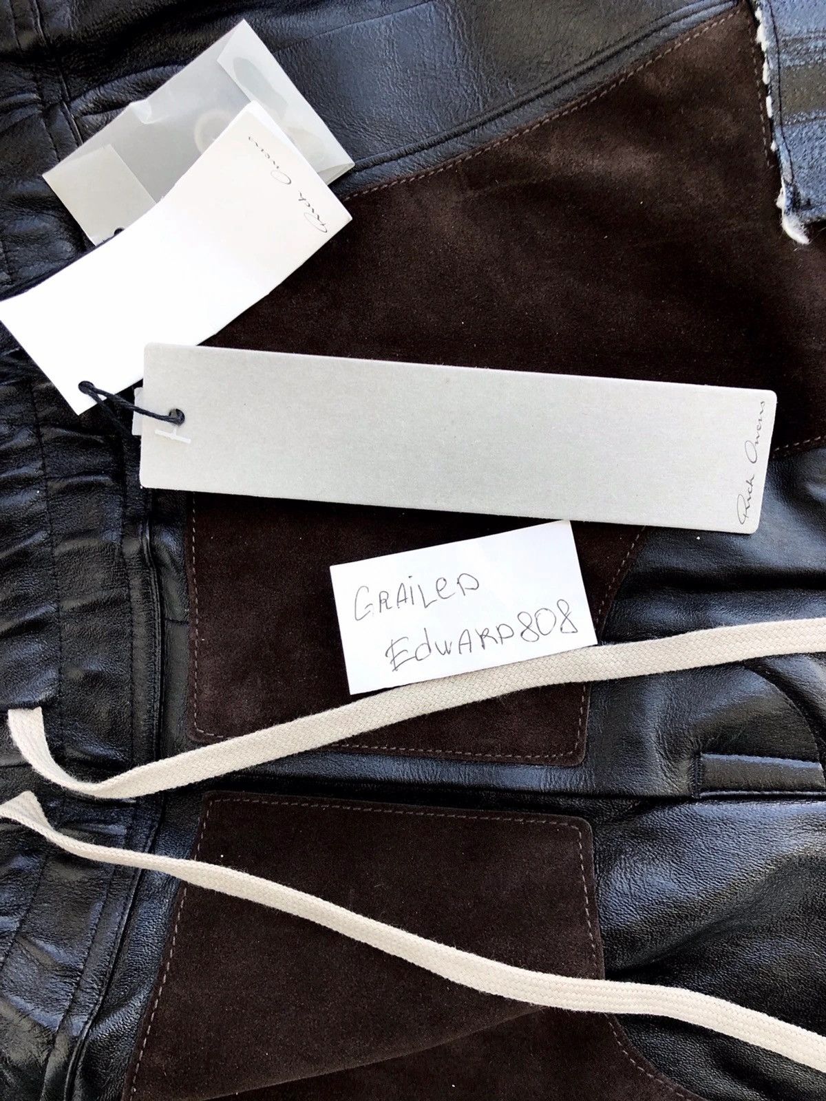 Rick Owens NEW FW💥 FULL LEATHER RUNWAY CARGO PANTS LARRY ASAP TRAVIS 54 Size US 38 / EU 54 - 15 Thumbnail